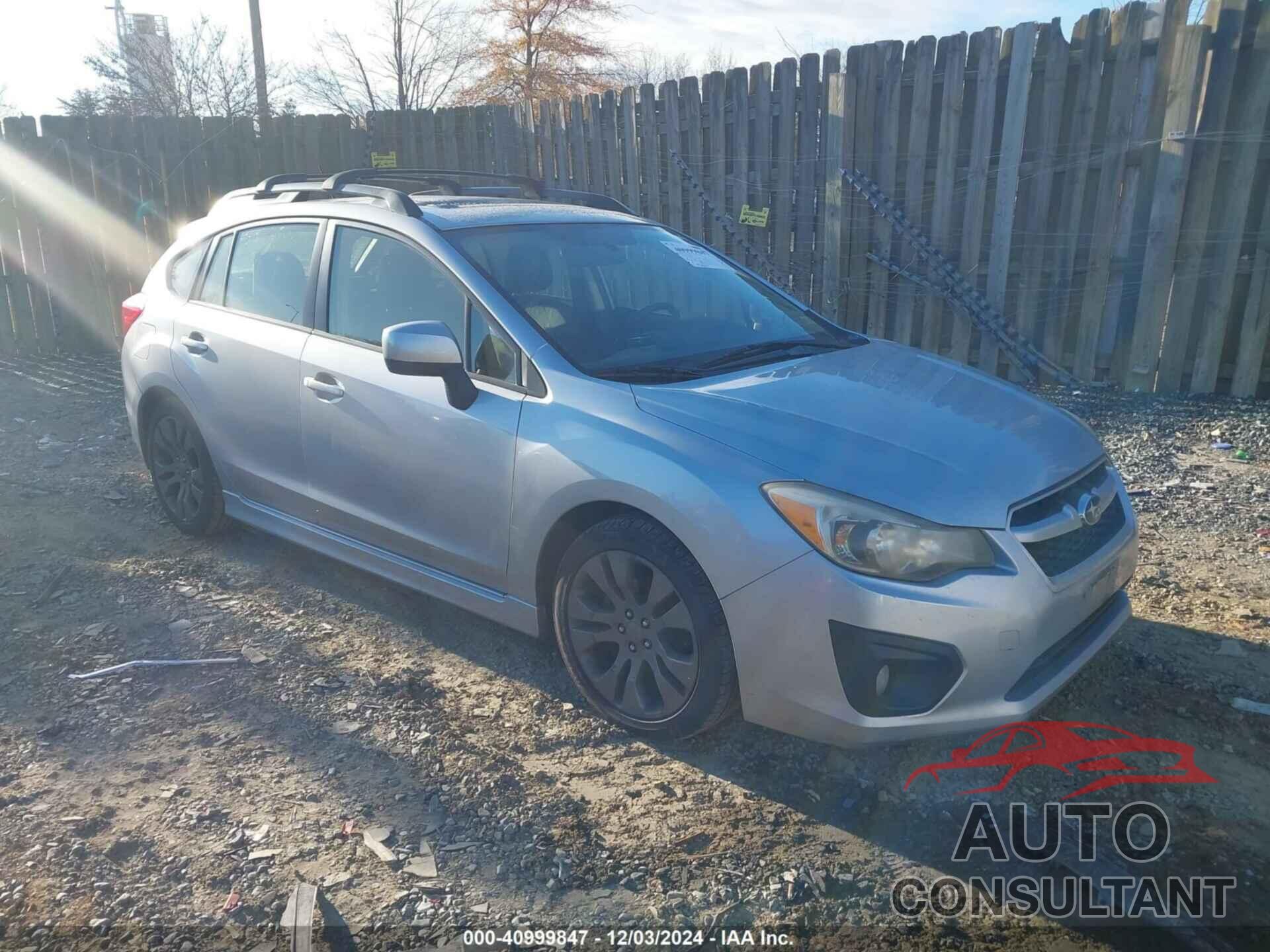 SUBARU IMPREZA 2012 - JF1GPAS65CH238956