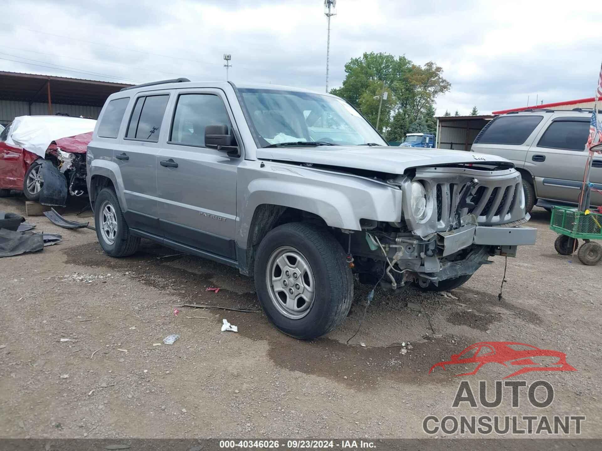 JEEP PATRIOT 2016 - 1C4NJPBA8GD788482