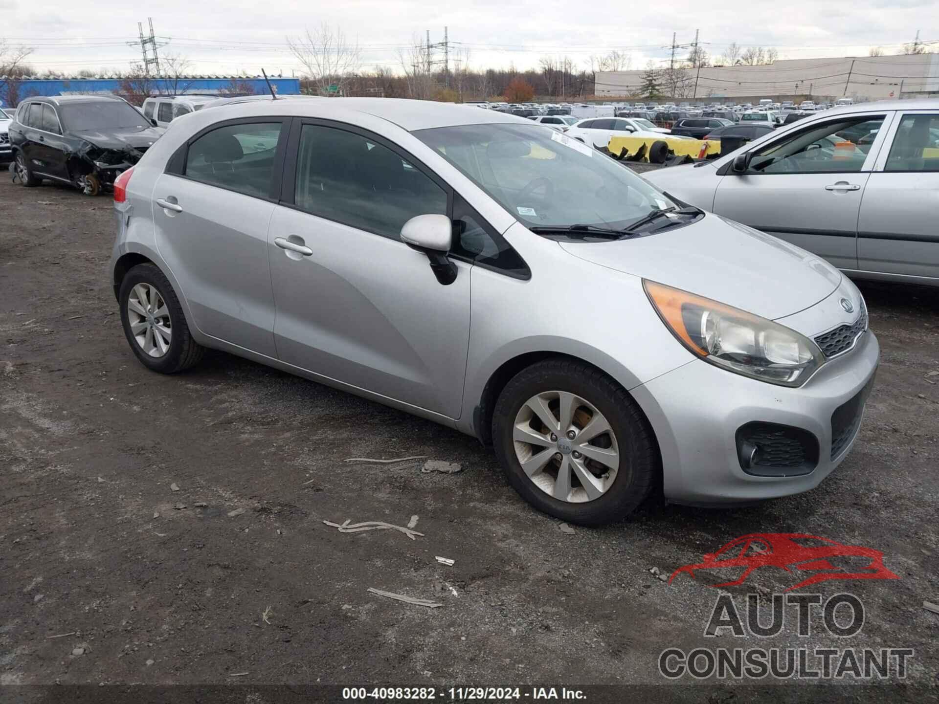 KIA RIO5 2012 - KNADN5A31C6033127