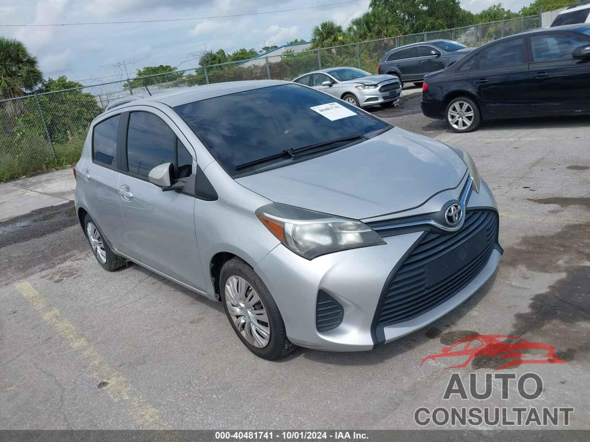 TOYOTA YARIS 2017 - VNKKTUD35HA077360