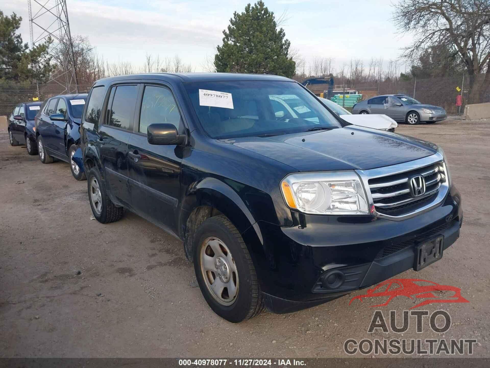 HONDA PILOT 2015 - 5FNYF4H26FB068098