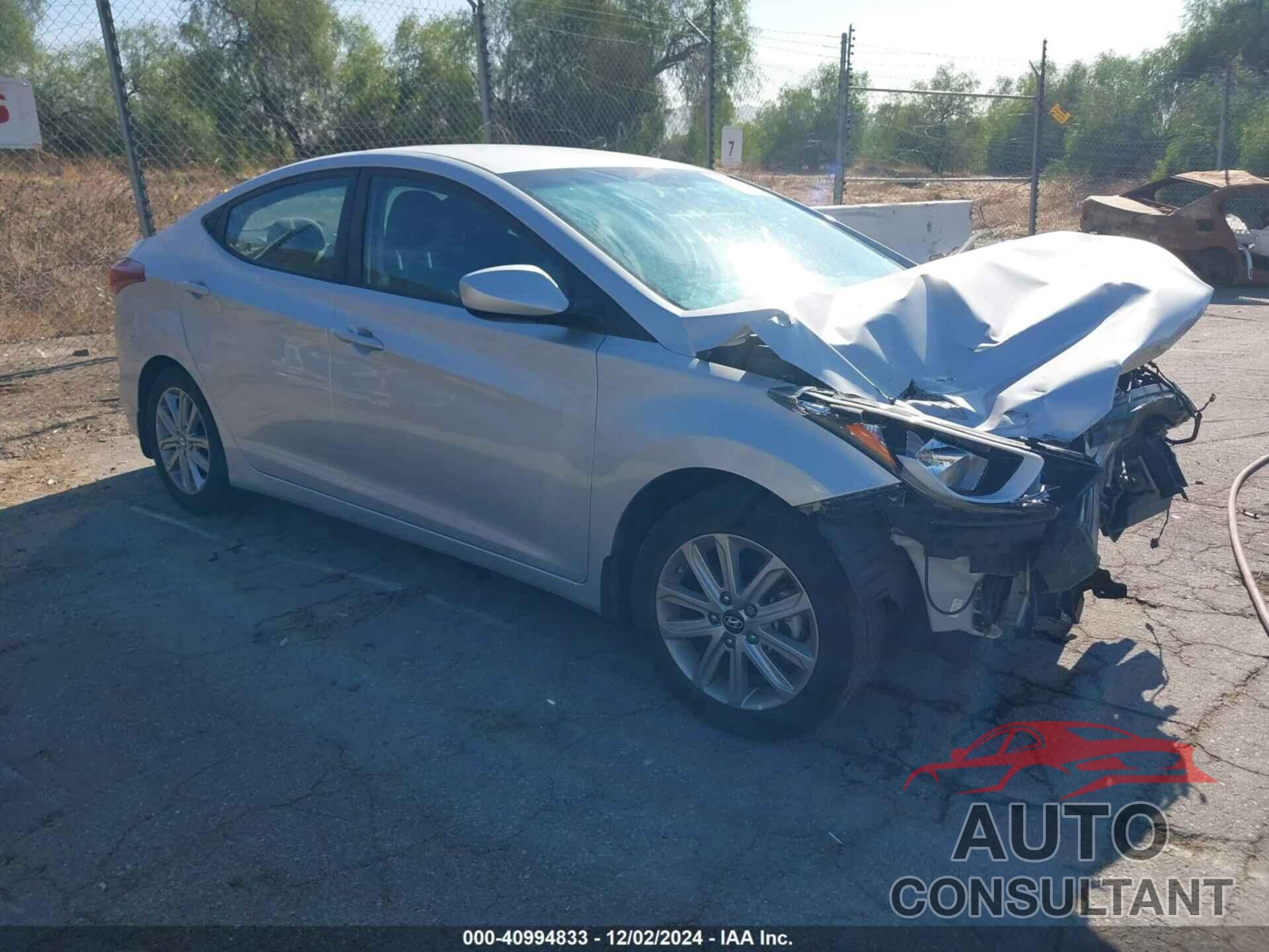 HYUNDAI ELANTRA 2016 - 5NPDH4AE2GH660291