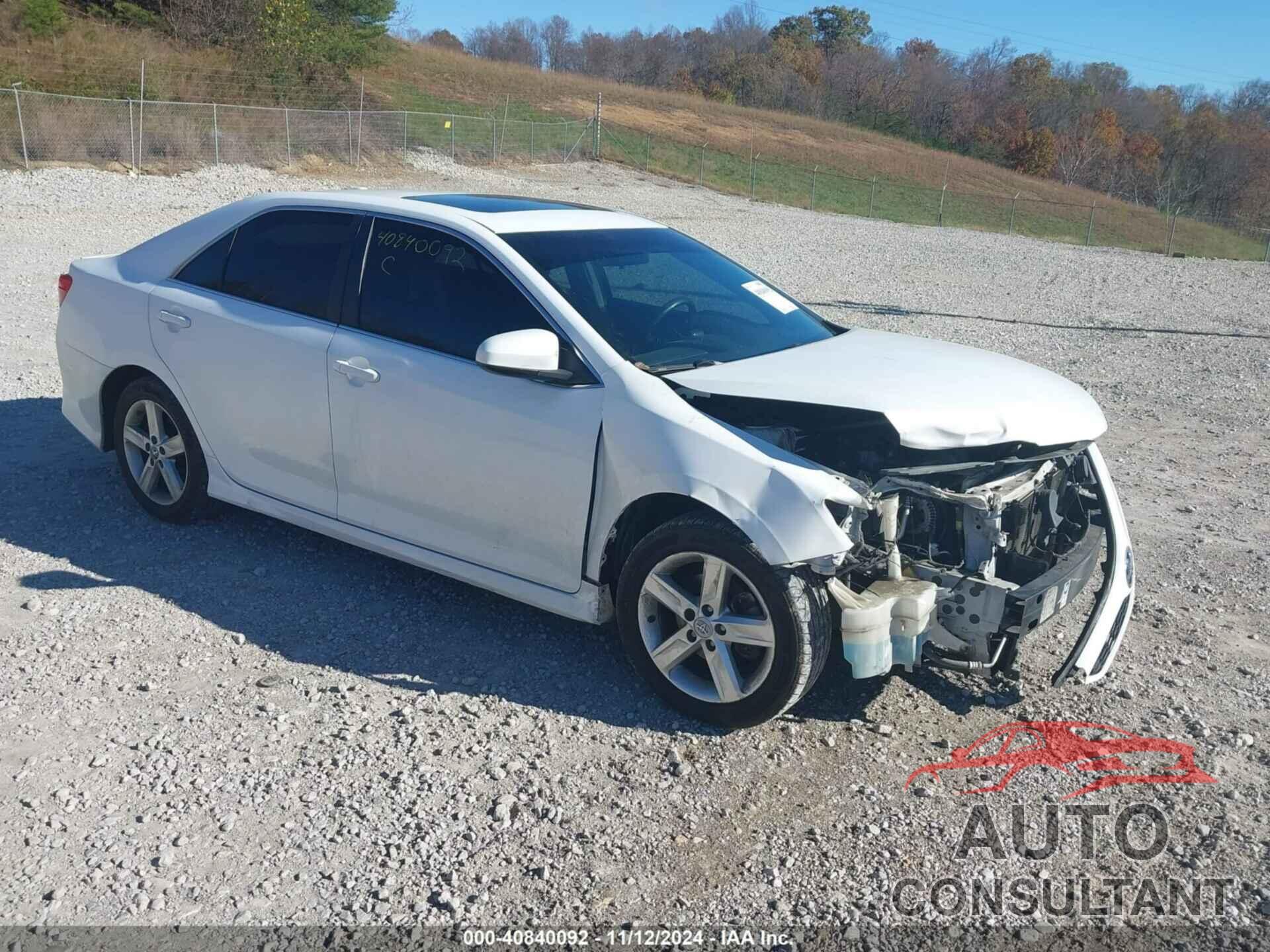 TOYOTA CAMRY 2012 - 4T1BF1FK4CU502752