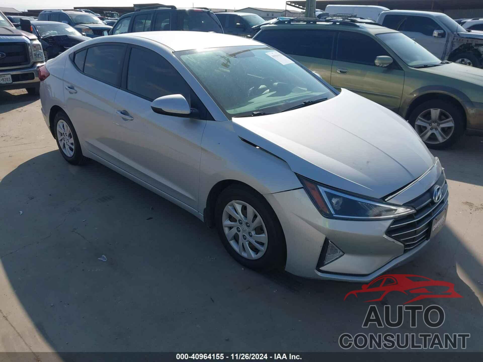 HYUNDAI ELANTRA 2019 - 5NPD74LF5KH480322