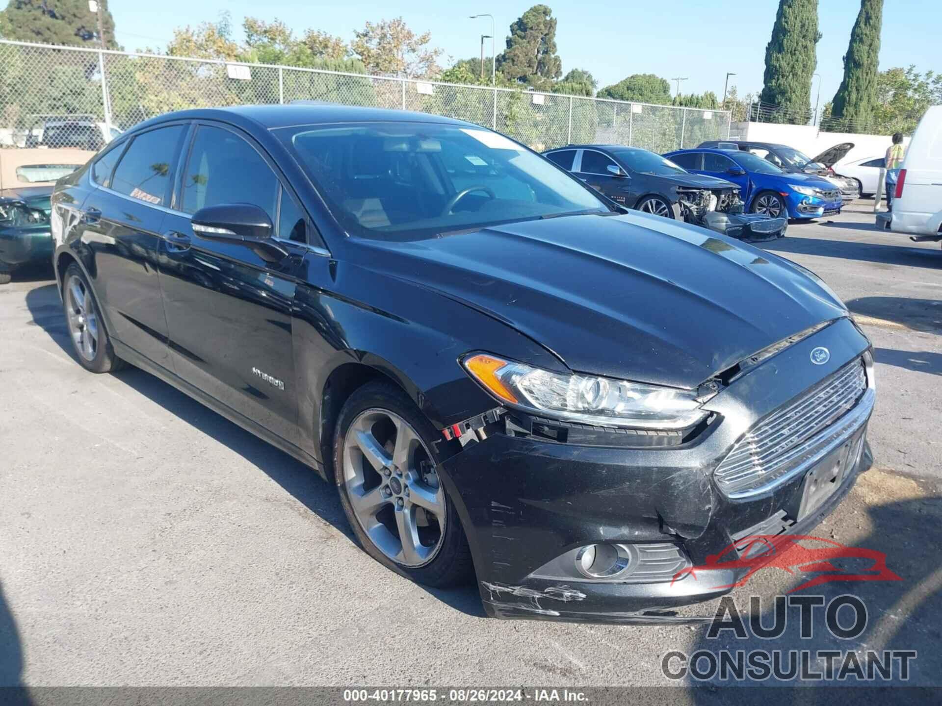 FORD FUSION HYBRID 2013 - 3FA6P0LU4DR170247