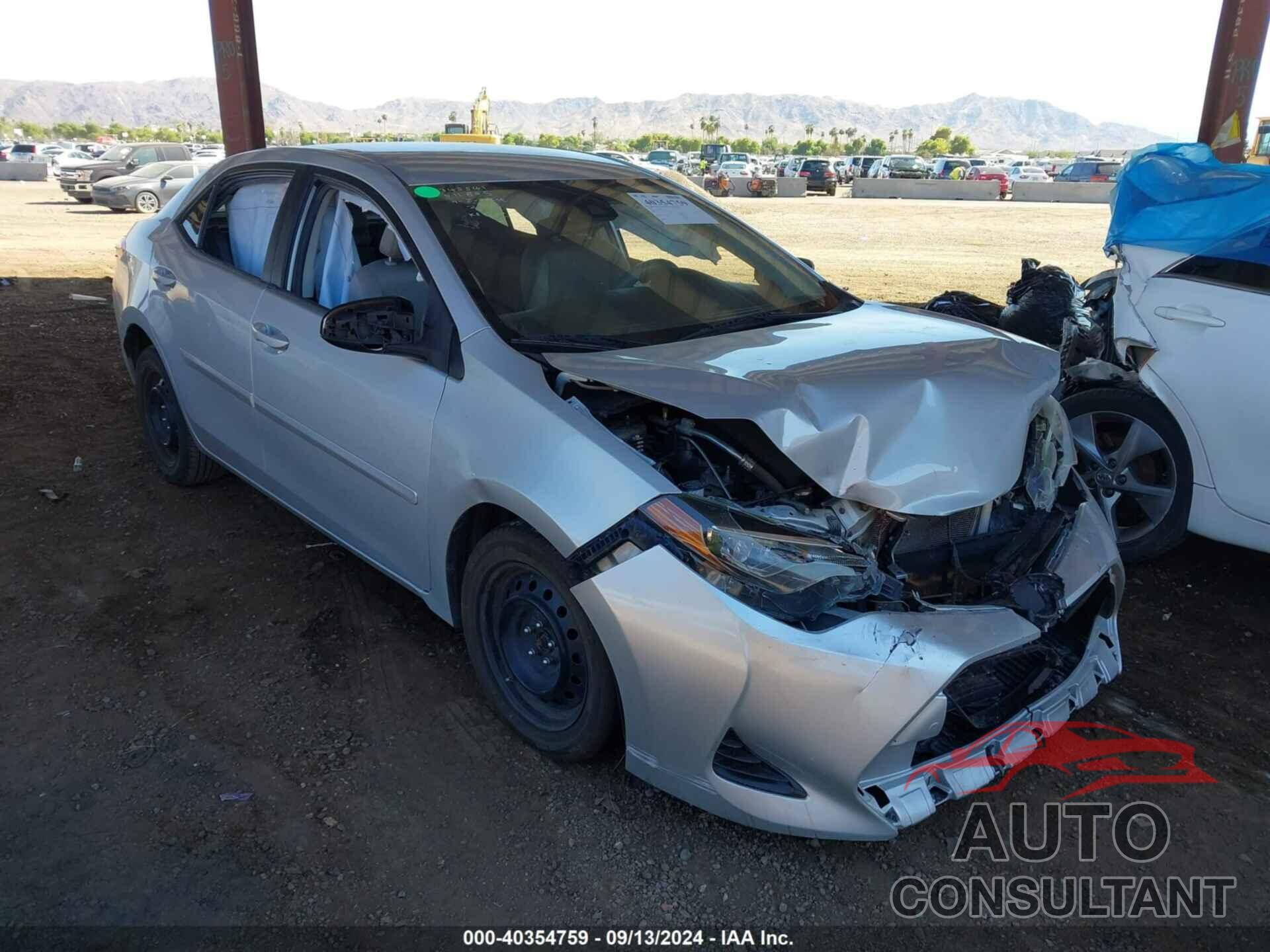 TOYOTA COROLLA 2018 - 2T1BURHE6JC011805