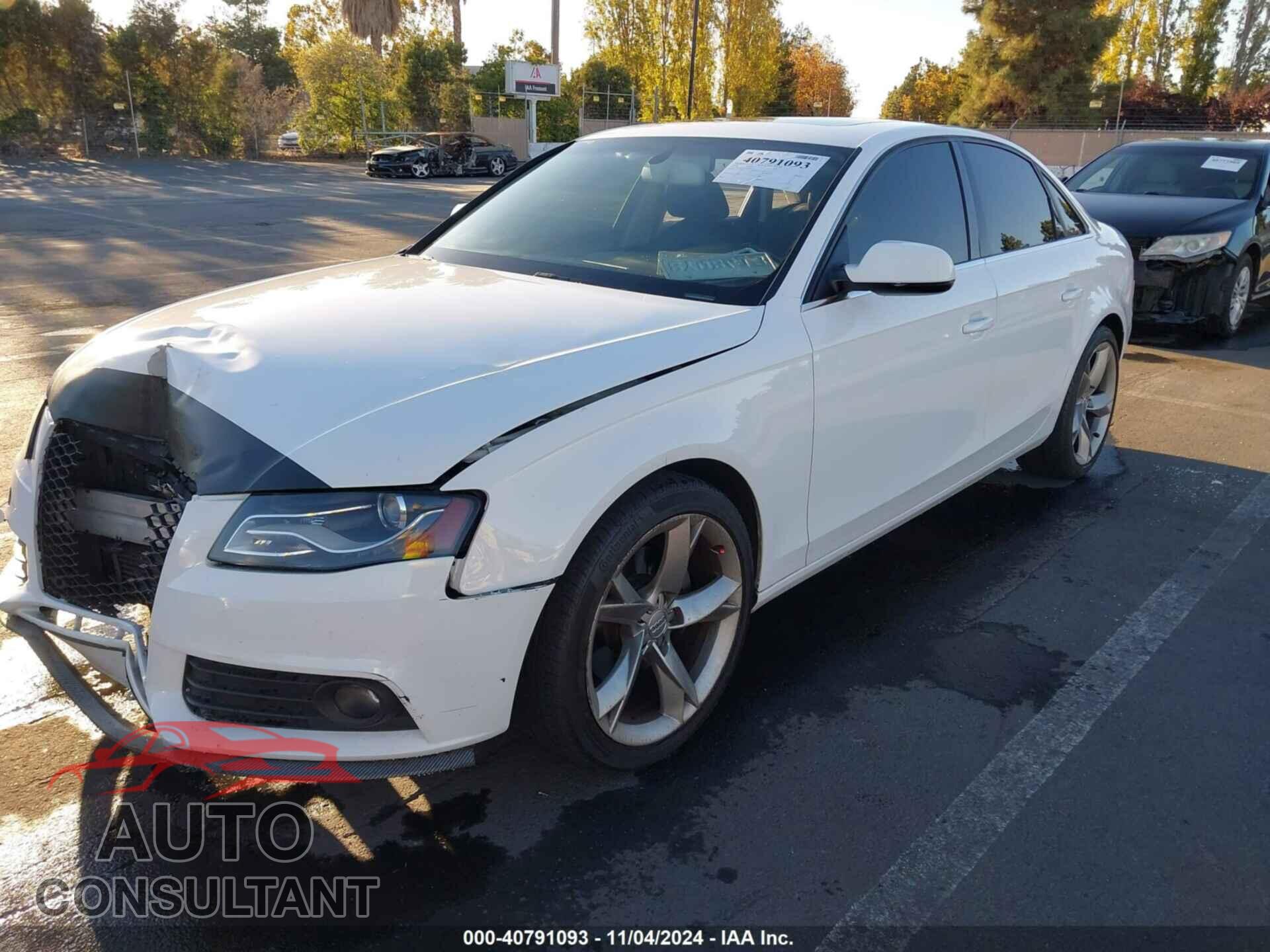 AUDI A4 2012 - WAUBFAFL8CN009516