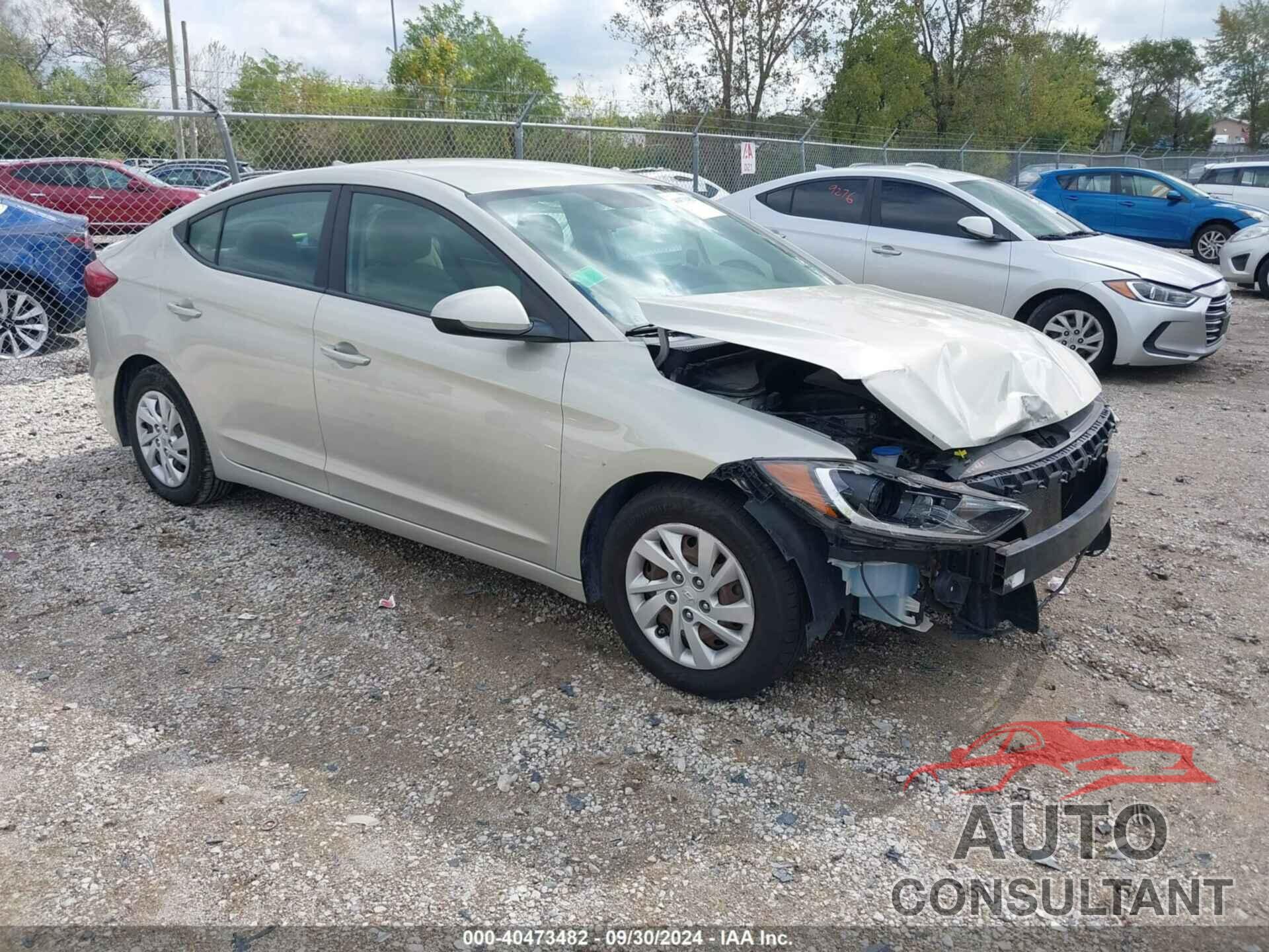 HYUNDAI ELANTRA 2017 - 5NPD74LF2HH099858