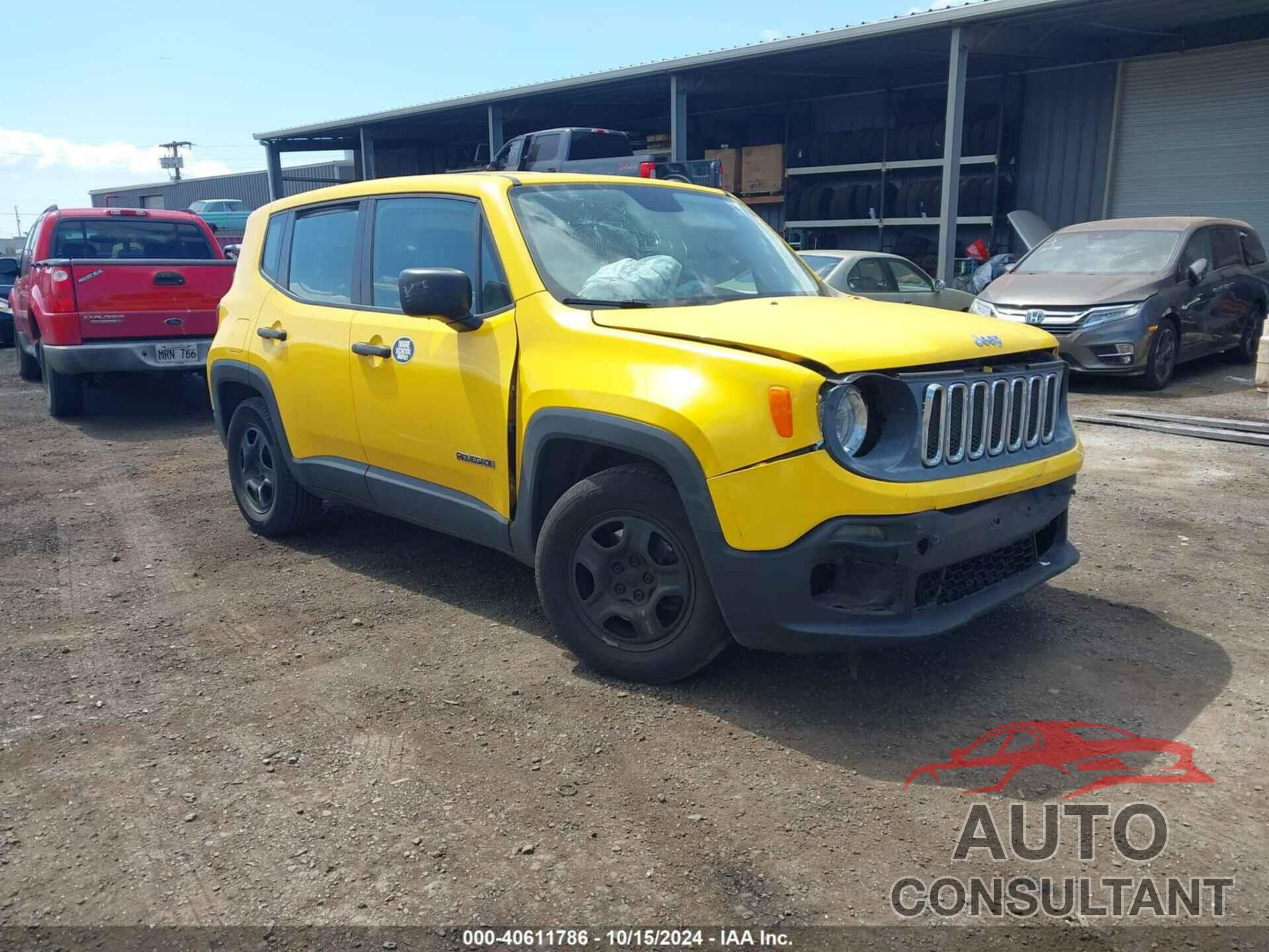 JEEP RENEGADE 2015 - ZACCJAAT7FPC10929