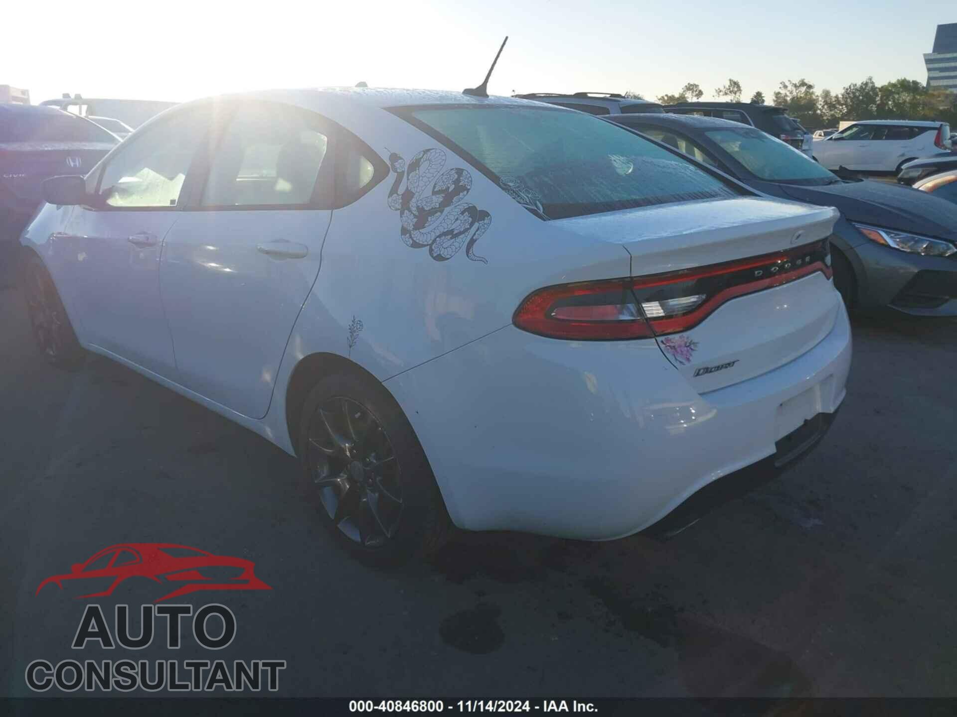 DODGE DART 2015 - 1C3CDFBBXFD421314
