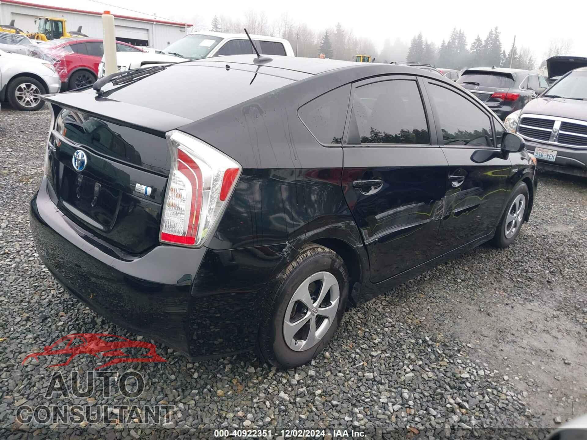 TOYOTA PRIUS 2014 - JTDKN3DUXE1753612