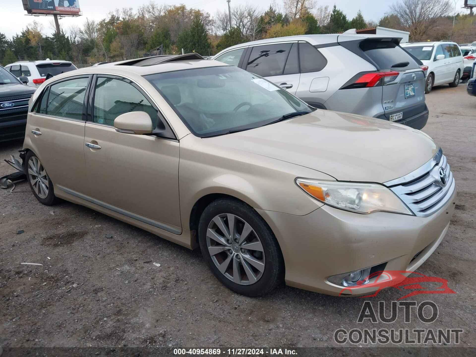 TOYOTA AVALON 2011 - 4T1BK3DB3BU375193