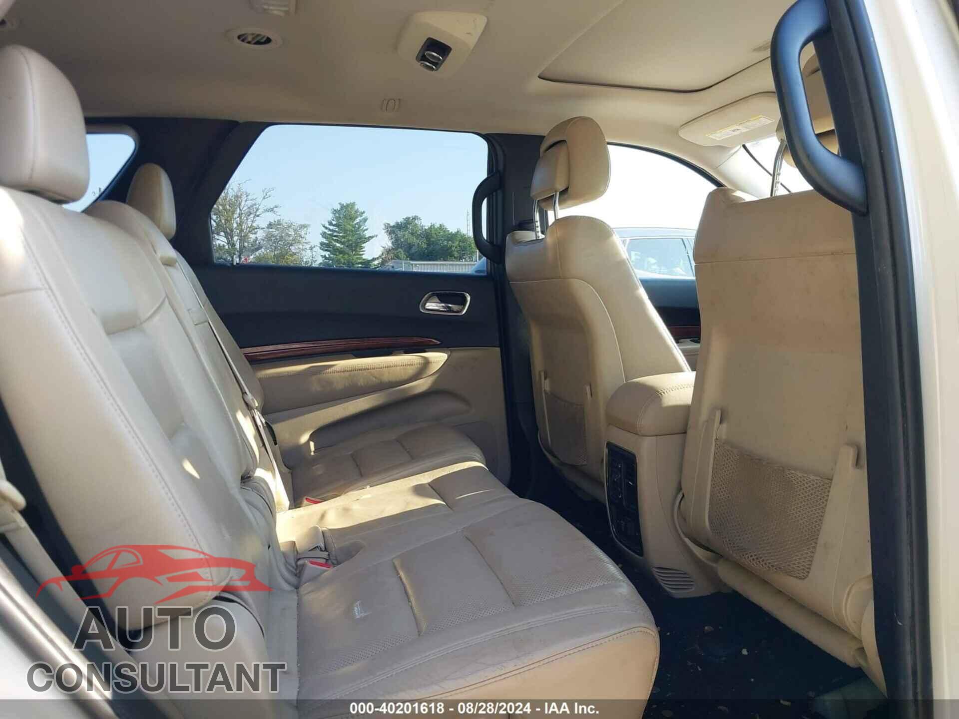 DODGE DURANGO 2012 - 1C4RDJEGXCC322462