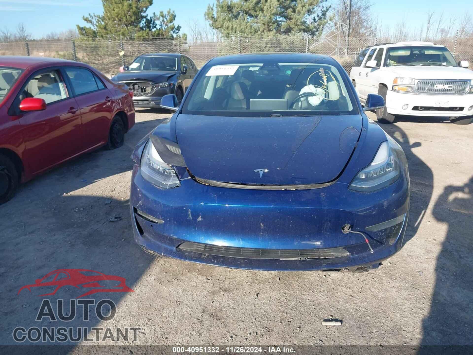 TESLA MODEL 3 2019 - 5YJ3E1EB7KF387729