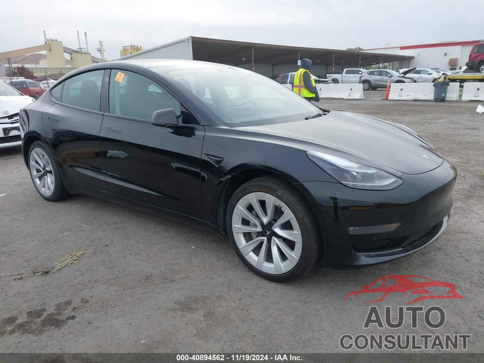 TESLA MODEL 3 2022 - 5YJ3E1EB2NF201437