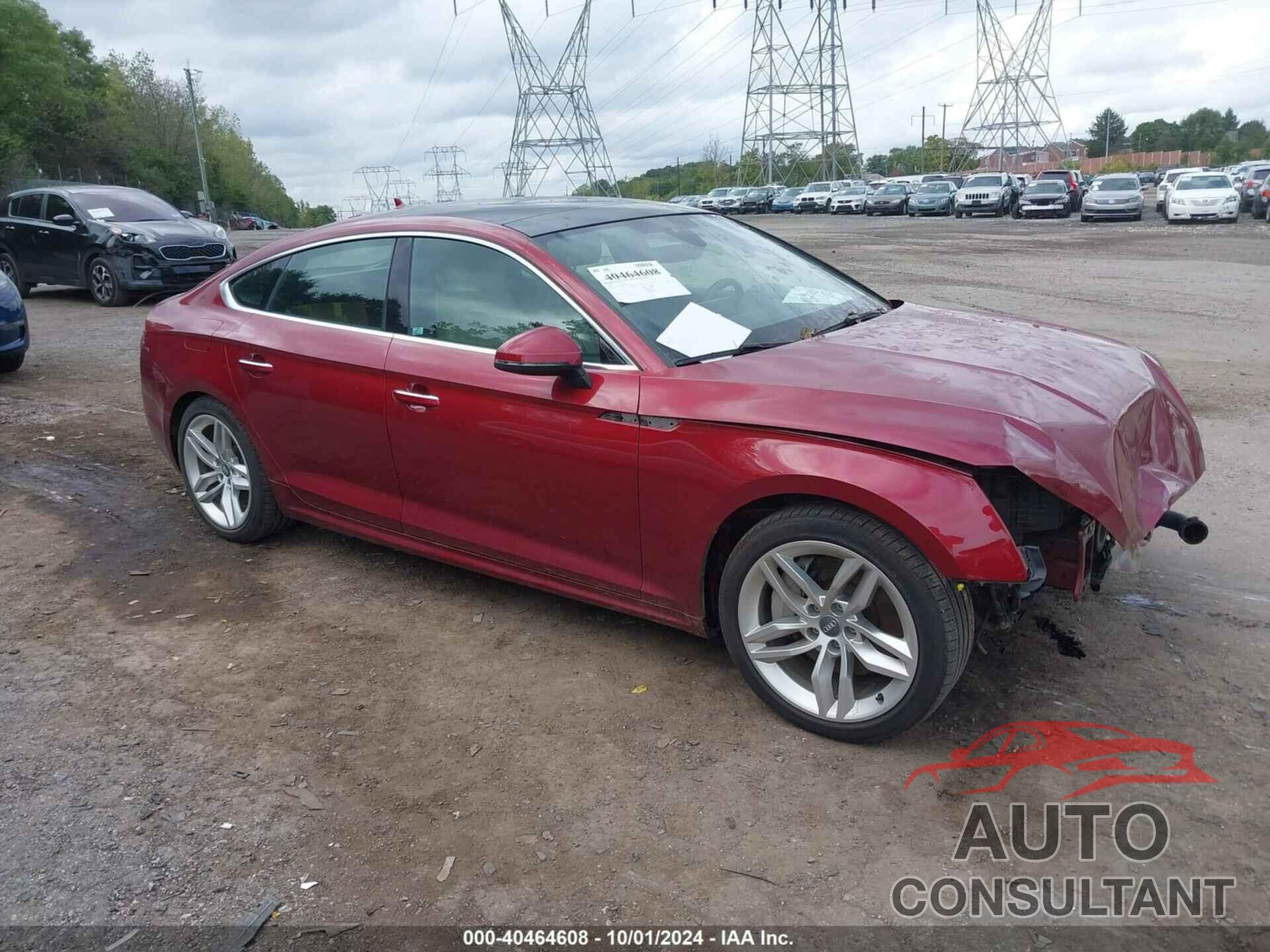 AUDI A5 2019 - WAUBNCF50KA048591