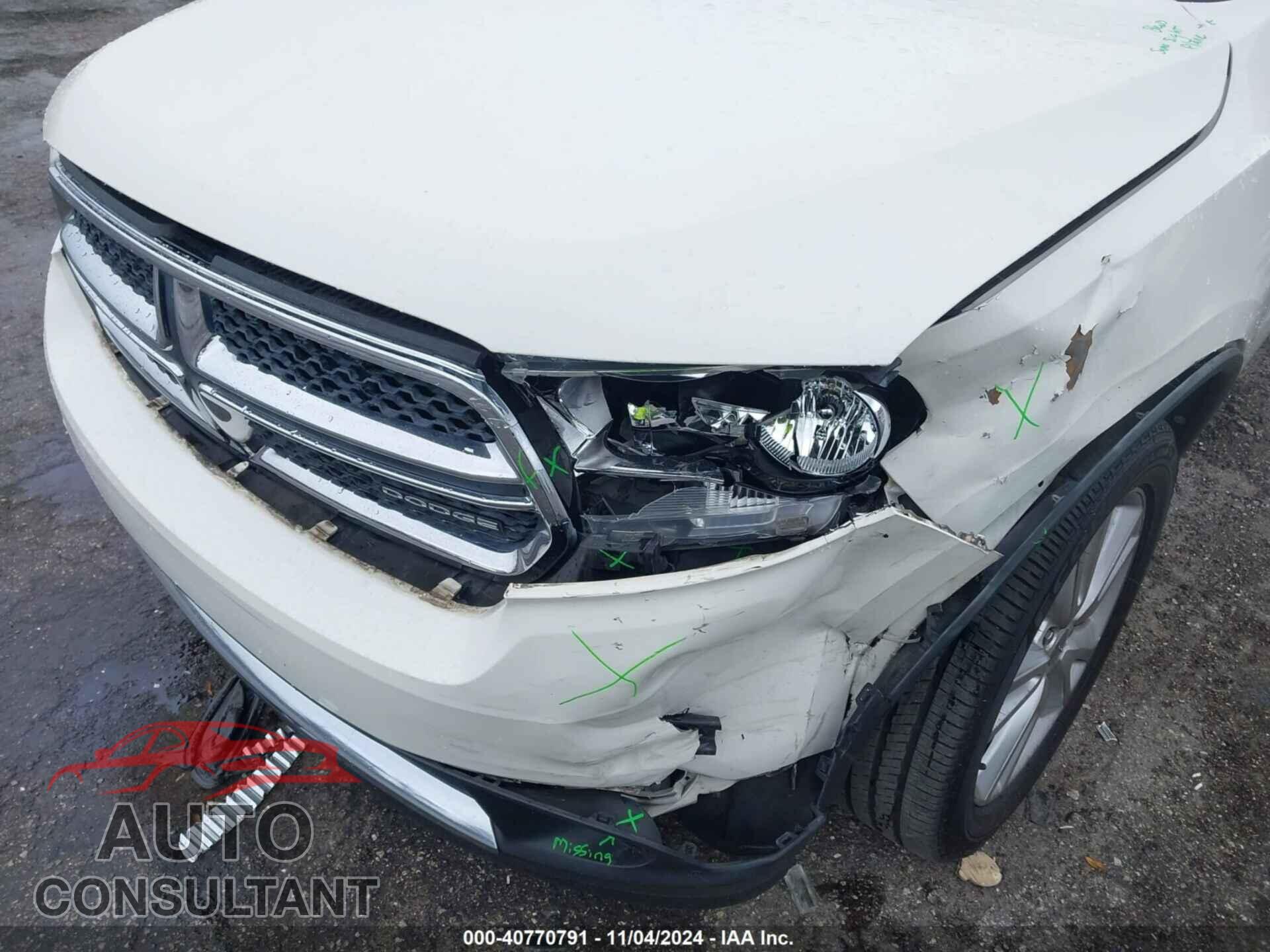 DODGE DURANGO 2012 - 1C4RDHDG1CC204729