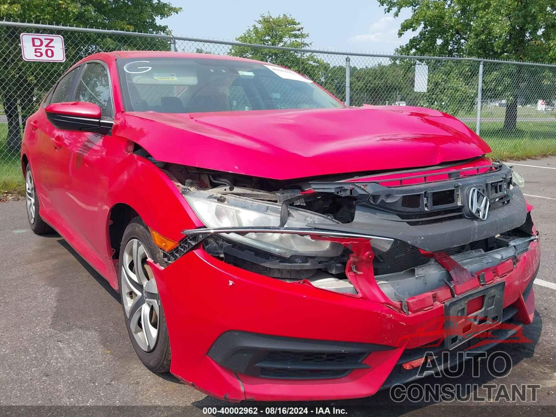 HONDA CIVIC 2016 - 2HGFC2F57GH525290