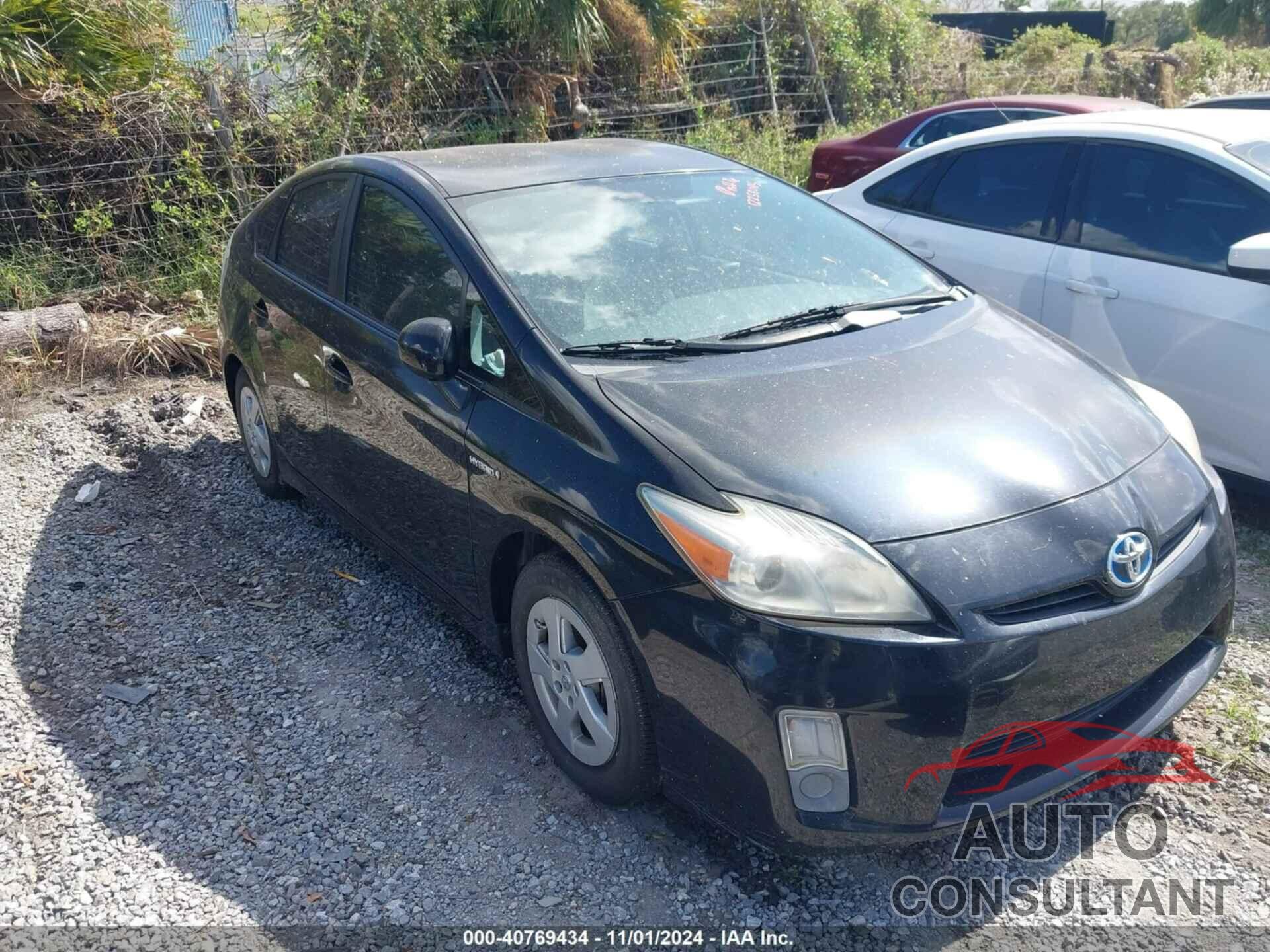 TOYOTA PRIUS 2011 - JTDKN3DU5B0302024