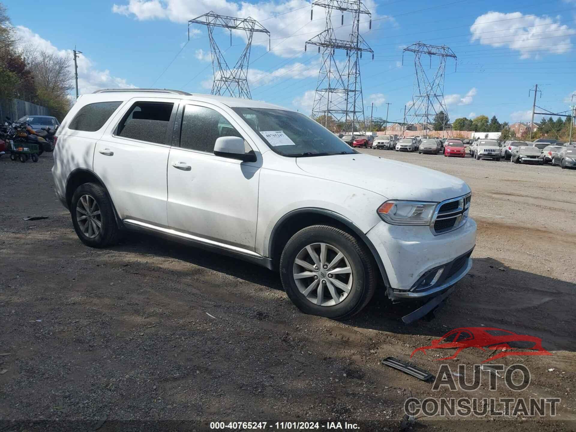 DODGE DURANGO 2020 - 1C4RDJAG7LC187334