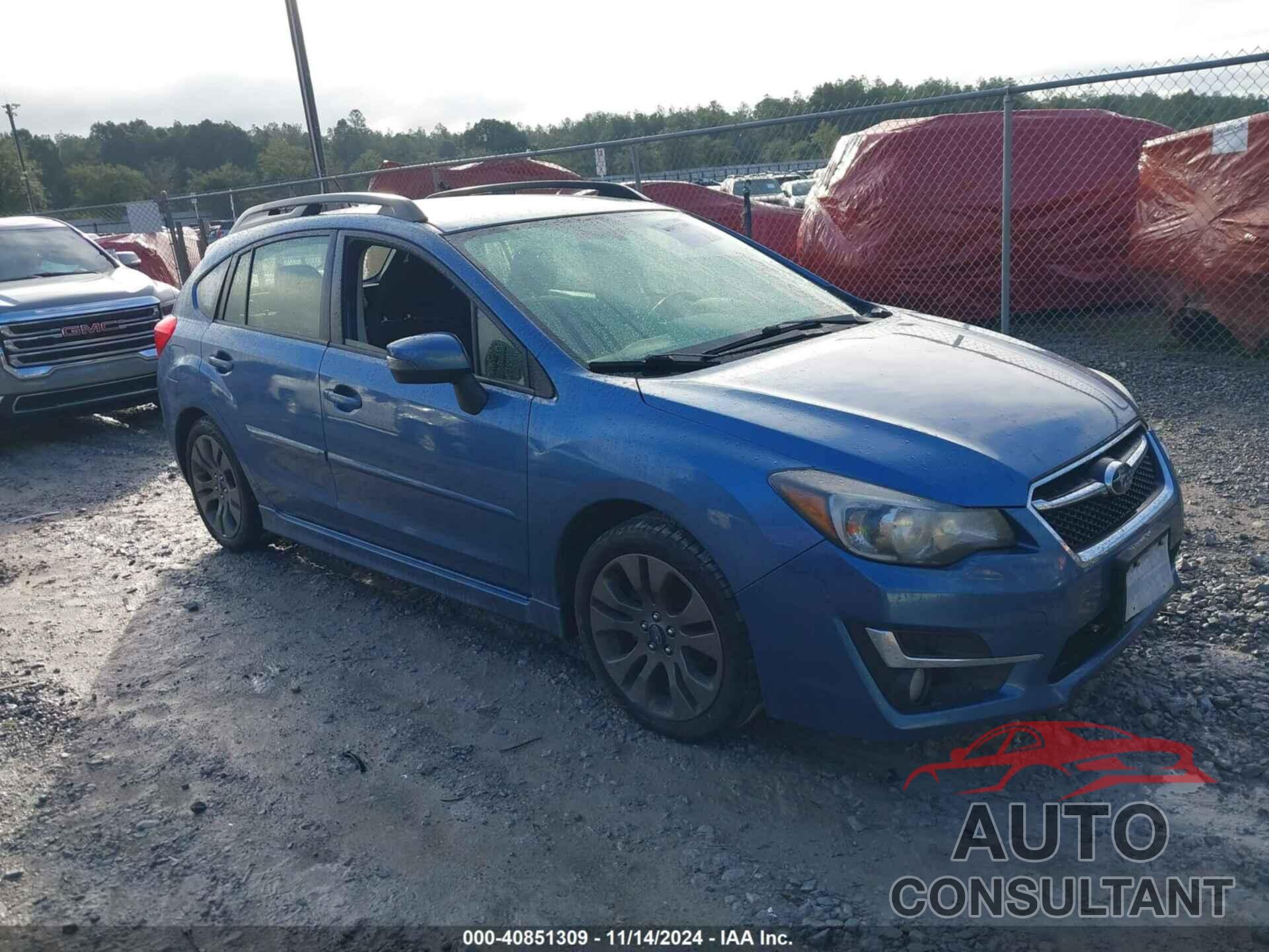 SUBARU IMPREZA 2016 - JF1GPAP69GH202850