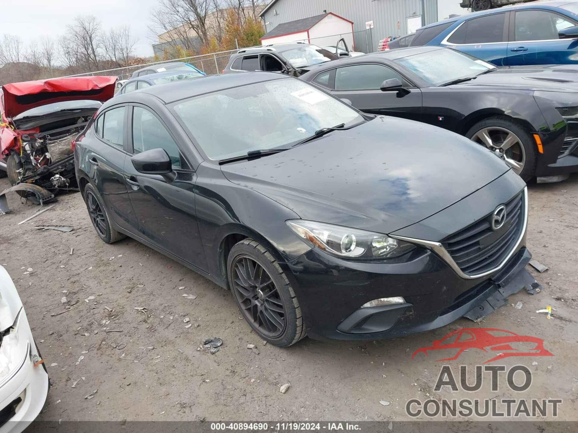 MAZDA MAZDA3 2015 - JM1BM1T79F1246267