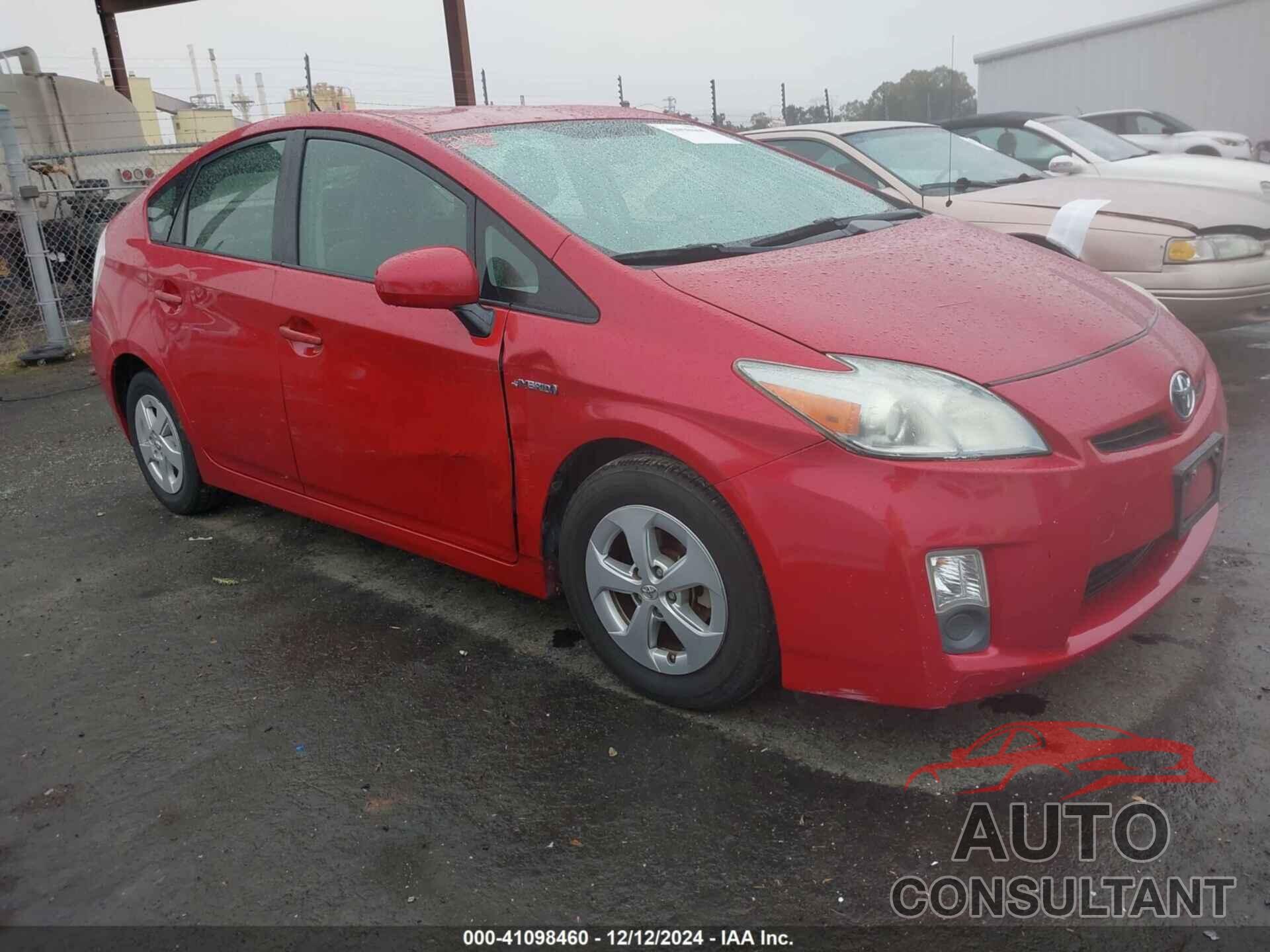 TOYOTA PRIUS 2011 - JTDKN3DU0B0288534