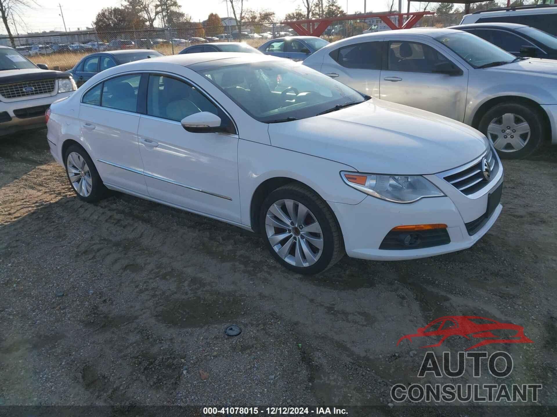 VOLKSWAGEN CC 2012 - WVWHP7AN3CE543531