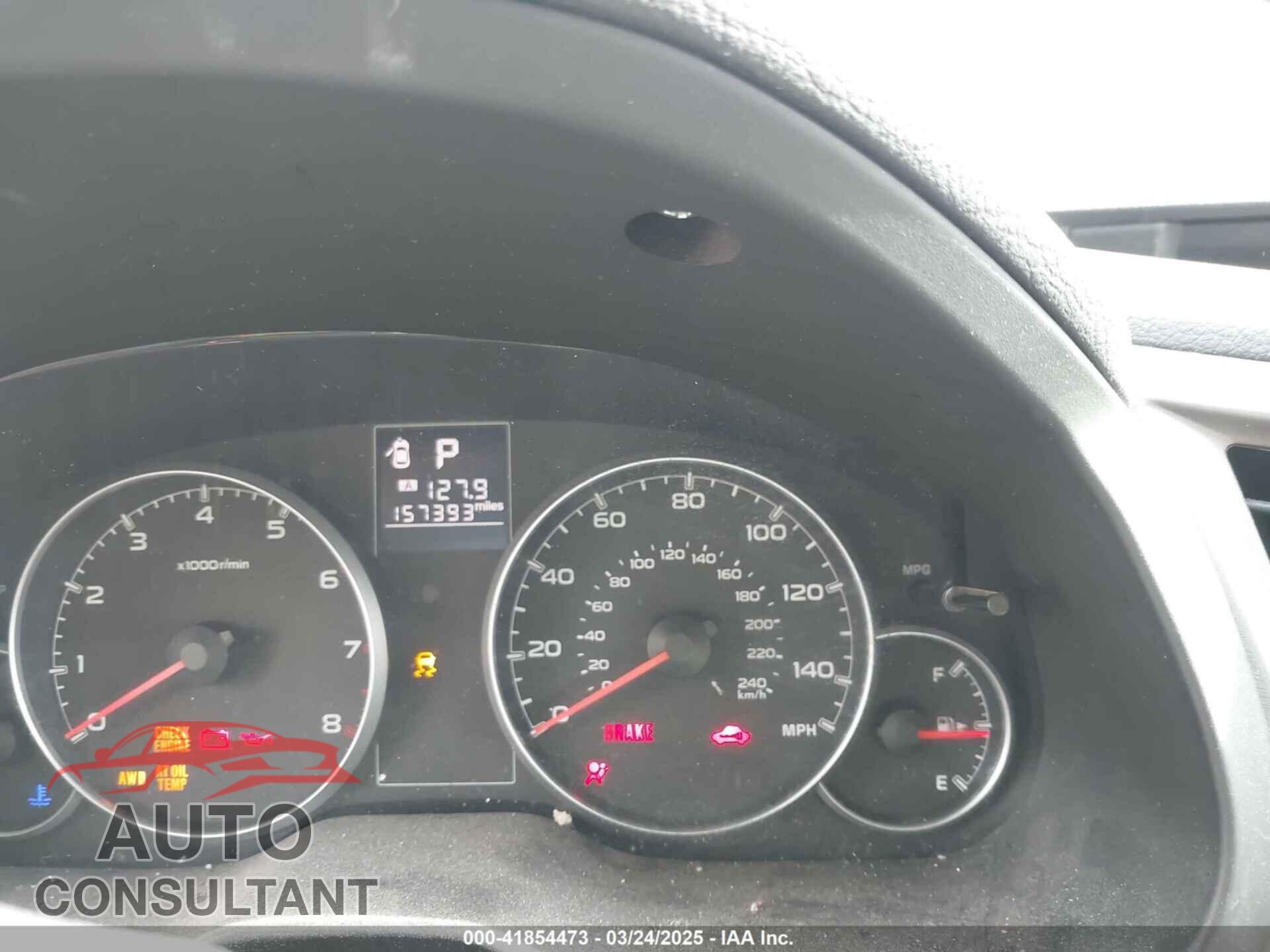 SUBARU OUTBACK 2014 - 4S4BRCCC4E3325306