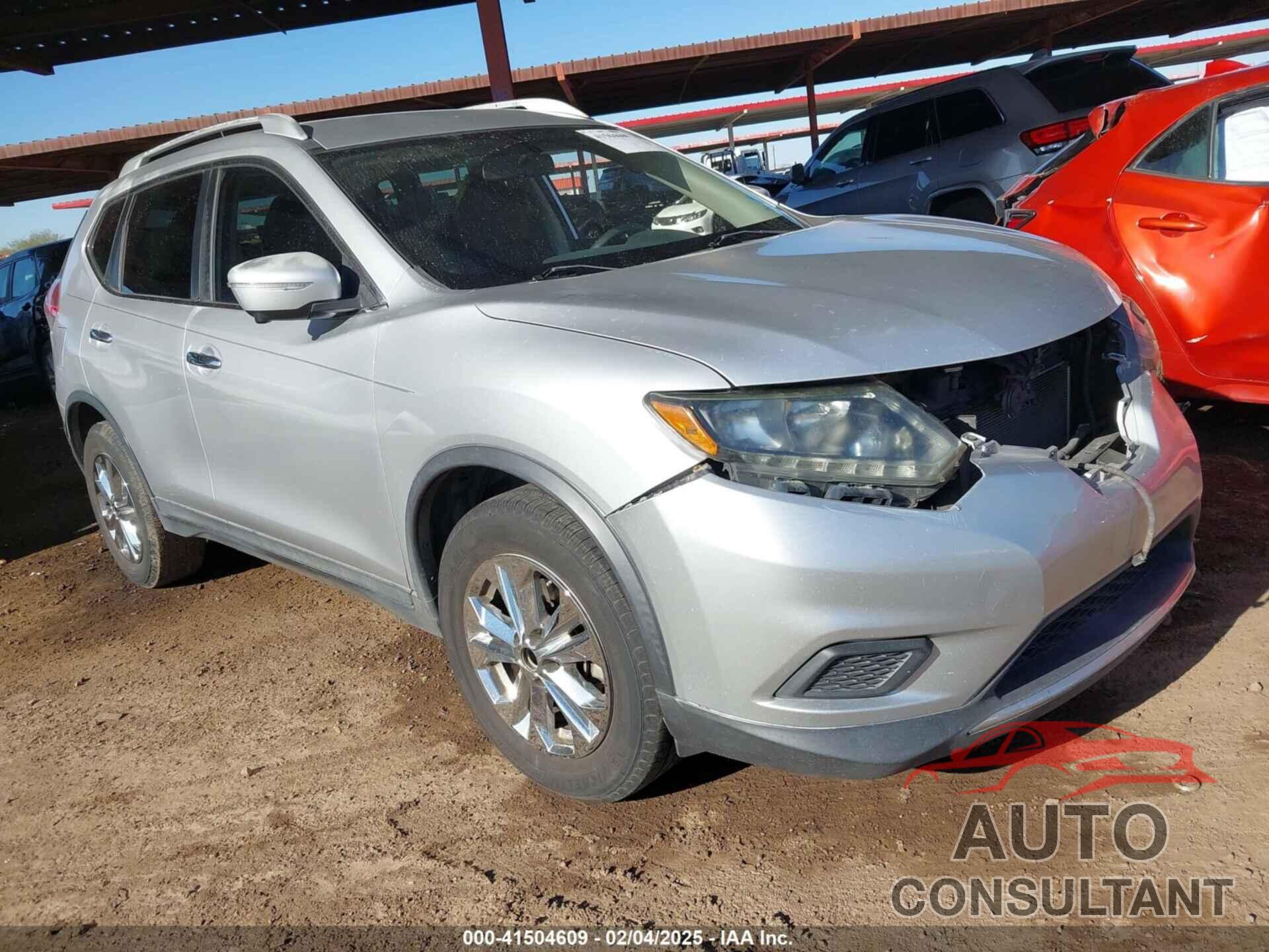 NISSAN ROGUE 2015 - KNMAT2MT6FP575330