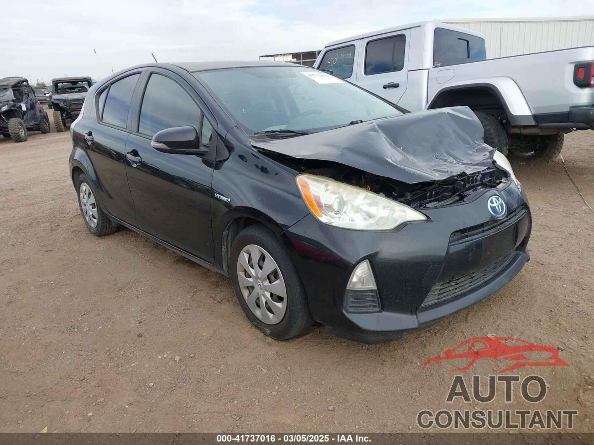 TOYOTA PRIUS C 2012 - JTDKDTB36C1515931