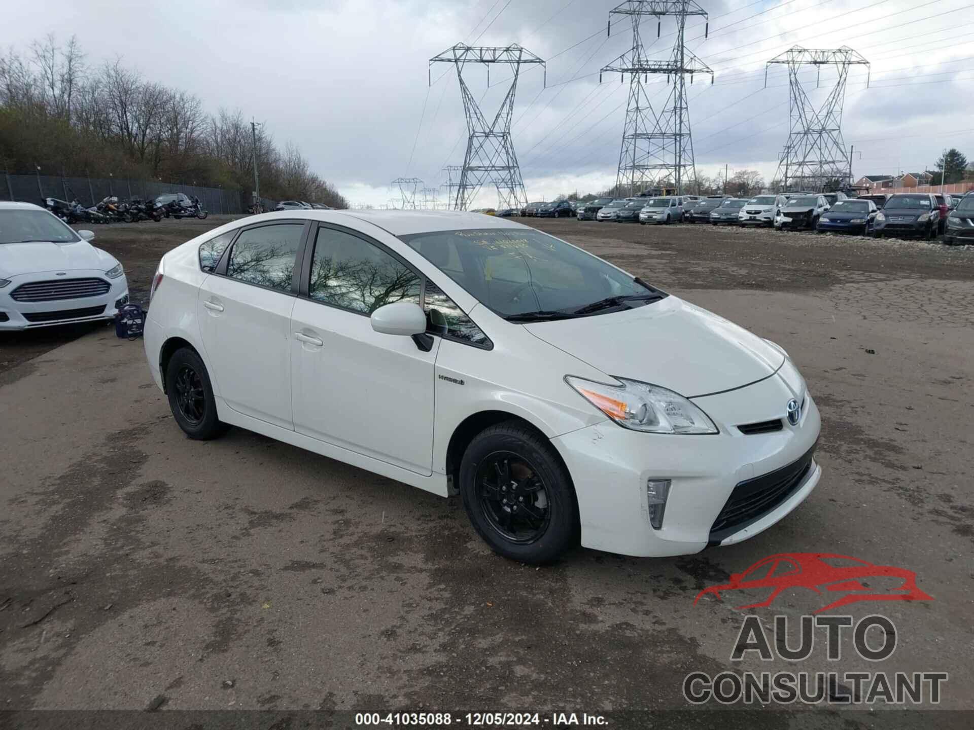 TOYOTA PRIUS 2012 - JTDKN3DU4C5511680