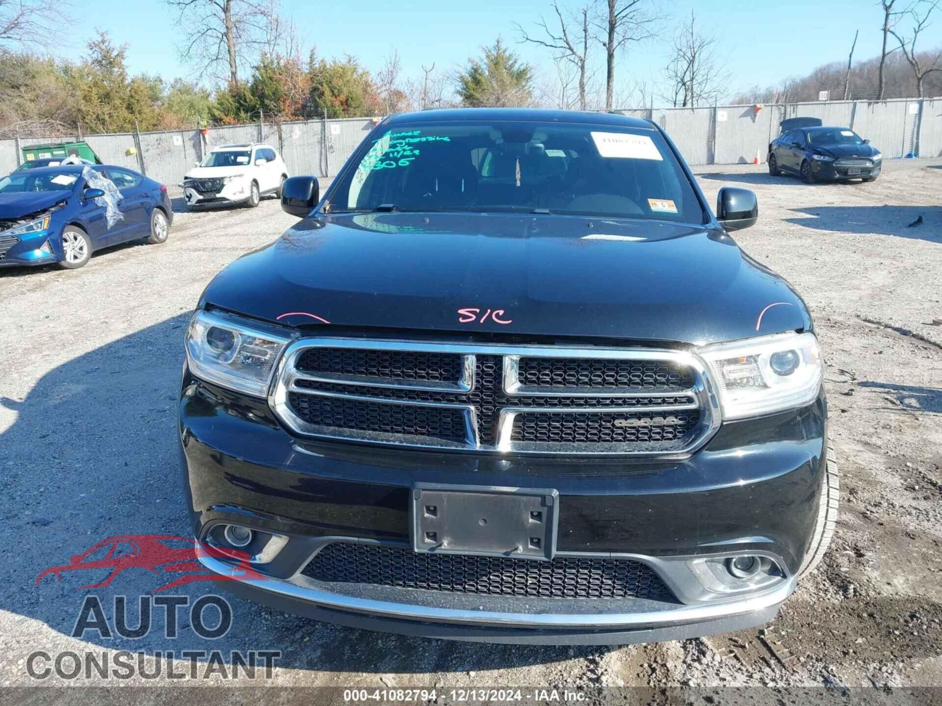 DODGE DURANGO 2017 - 1C4RDJAG8HC839532