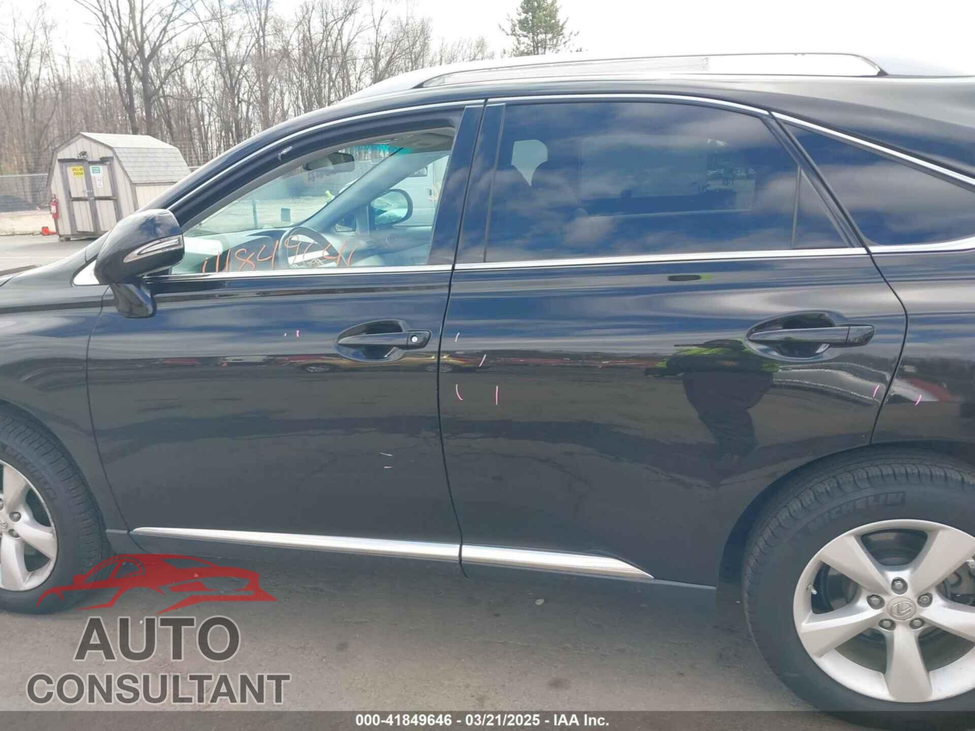 LEXUS RX 350 2011 - 2T2BK1BA2BC108252