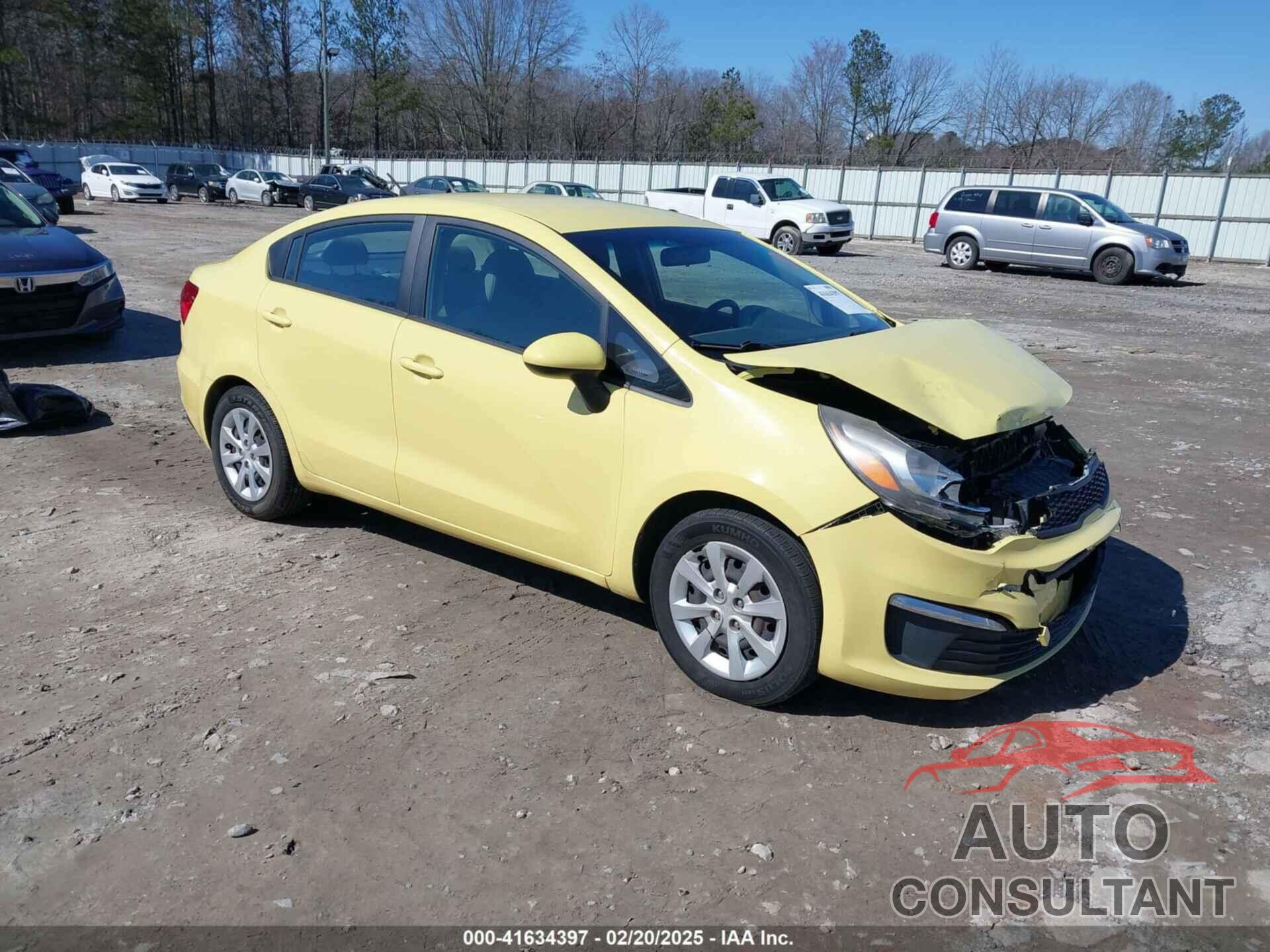 KIA RIO 2016 - KNADM4A32G6554294