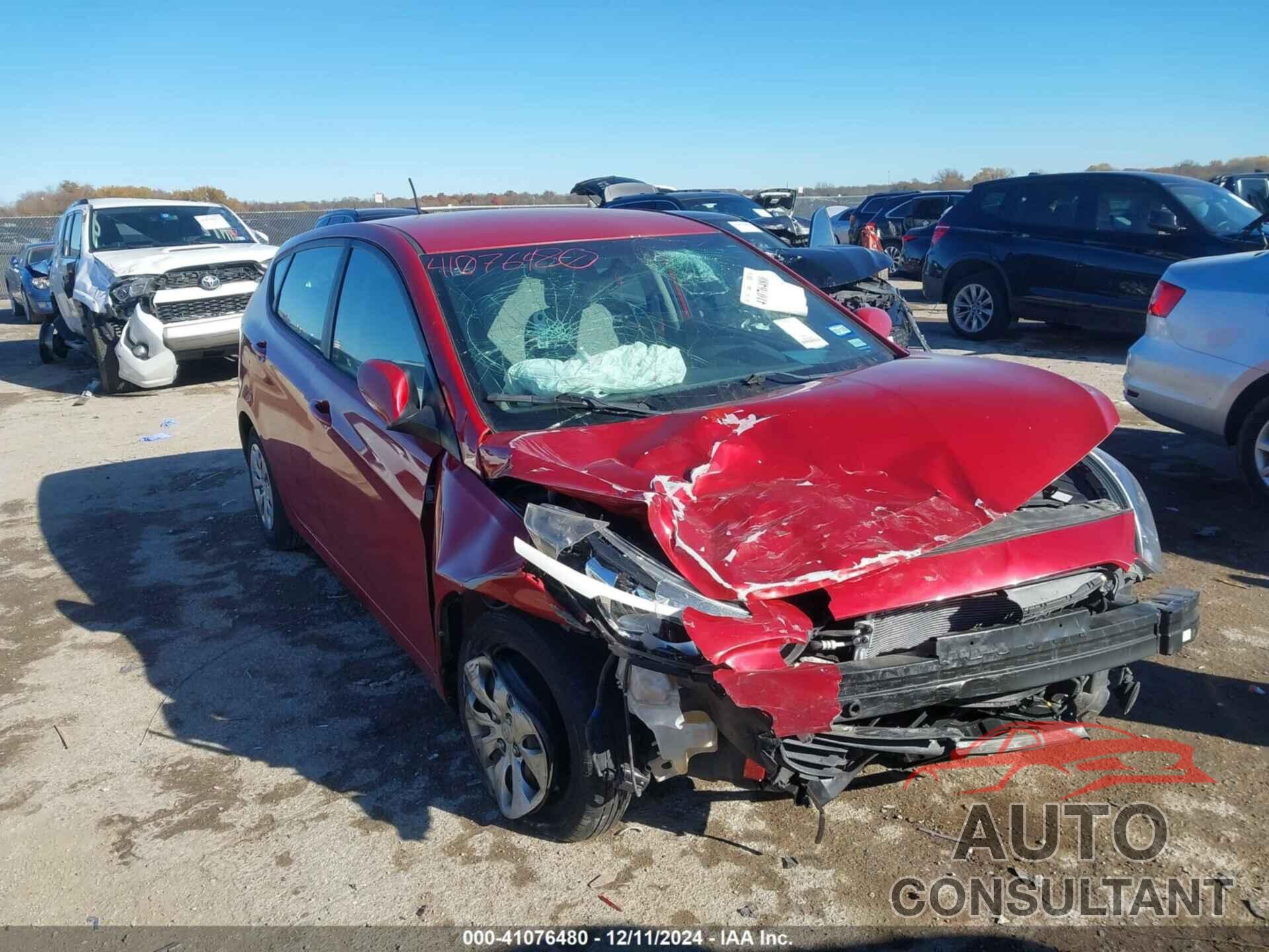 HYUNDAI ACCENT 2017 - KMHCT5AE3HU363386