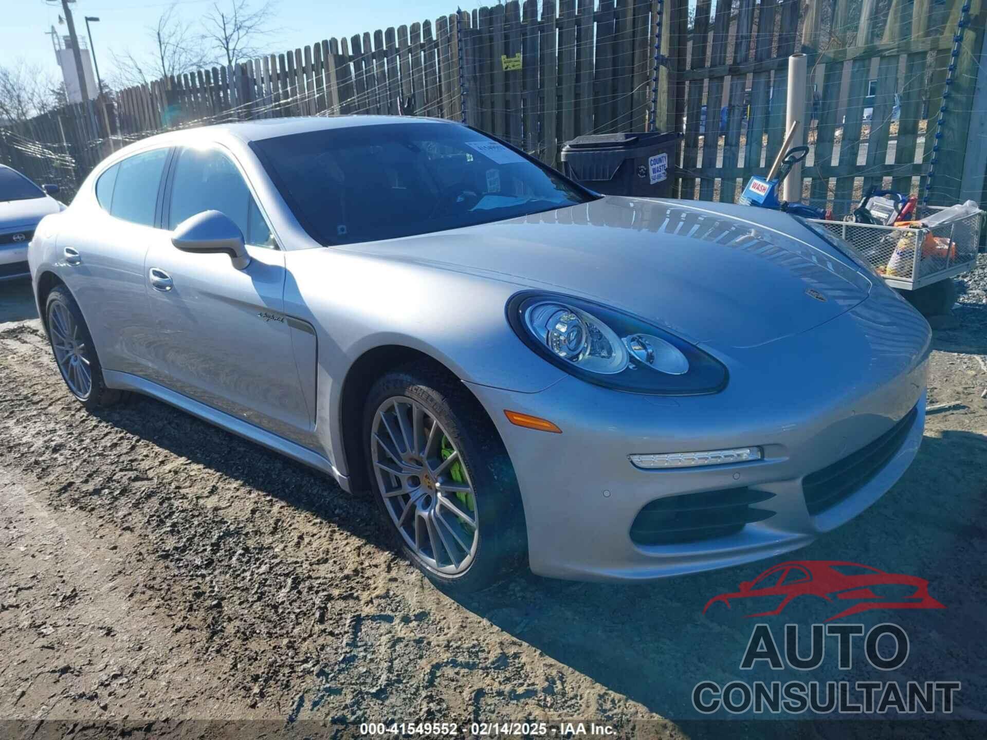 PORSCHE PANAMERA E-HYBRID 2015 - WP0AD2A79FL040441