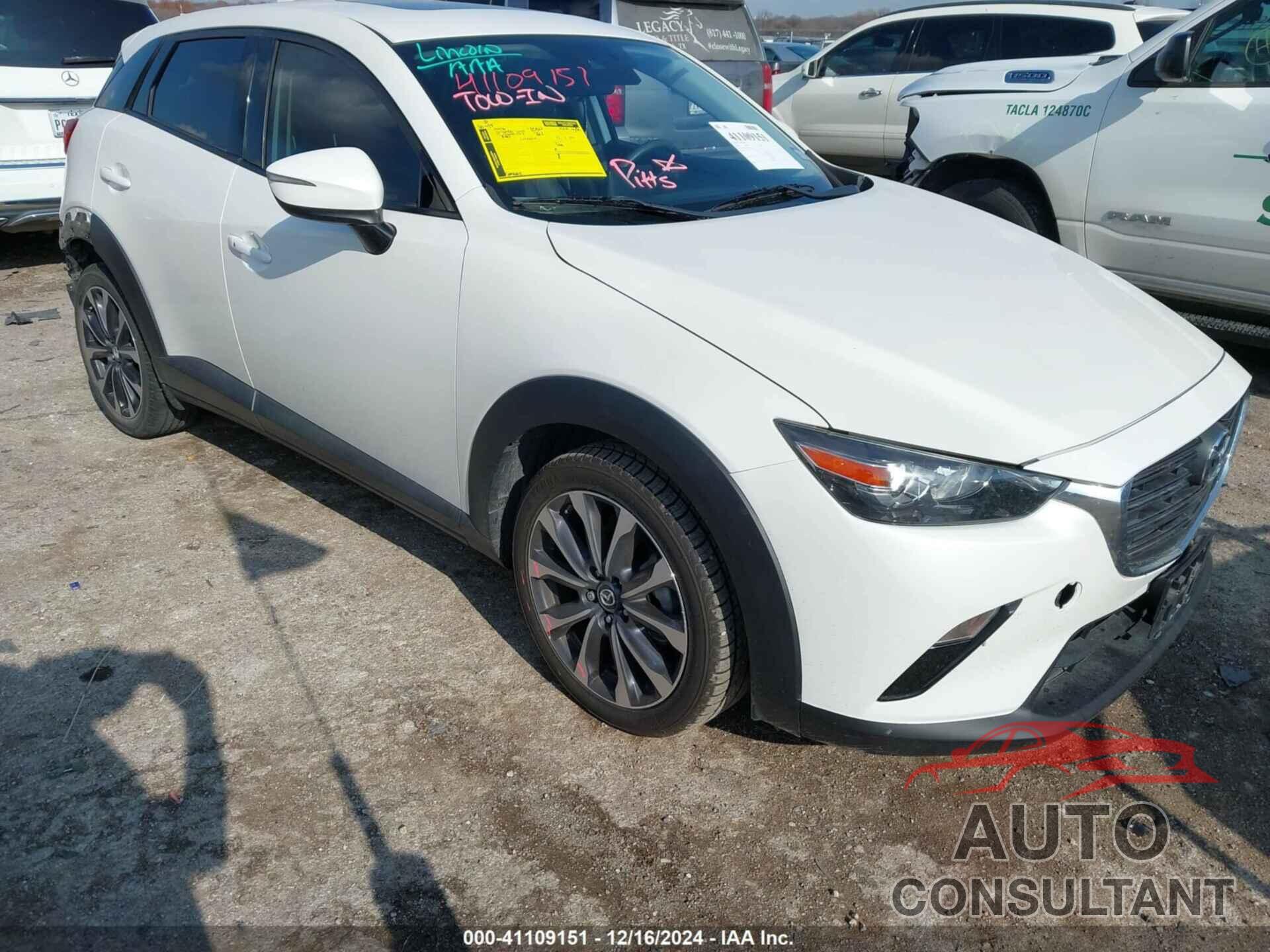MAZDA CX-3 2019 - JM1DKDC70K1459487