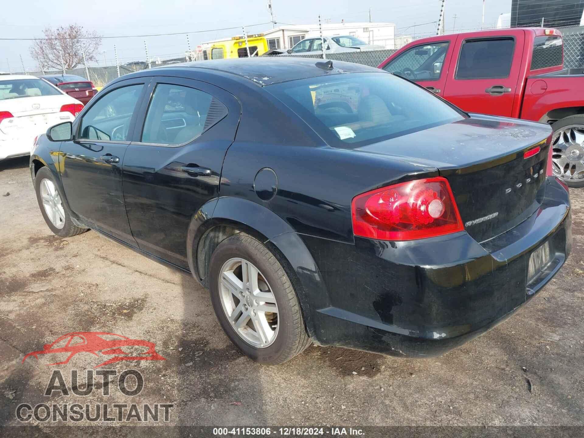 DODGE AVENGER 2013 - 1C3CDZCB2DN502556