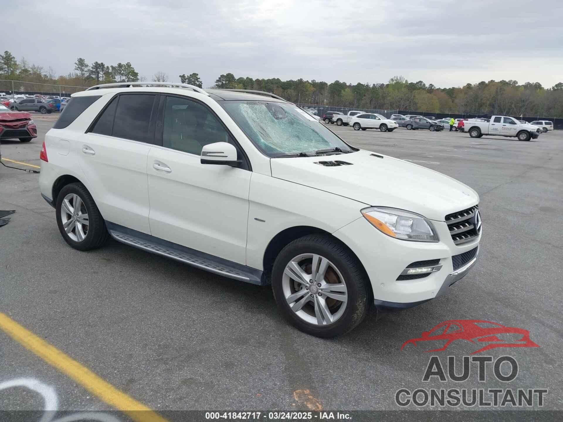 MERCEDES-BENZ ML 350 2012 - 4JGDA5HB5CA018392