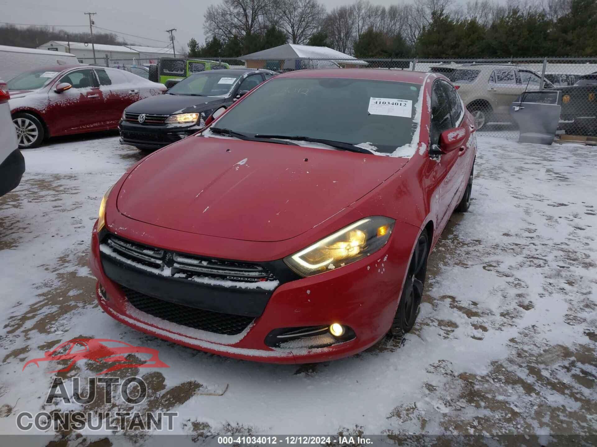 DODGE DART 2014 - 1C3CDFEB8ED669393