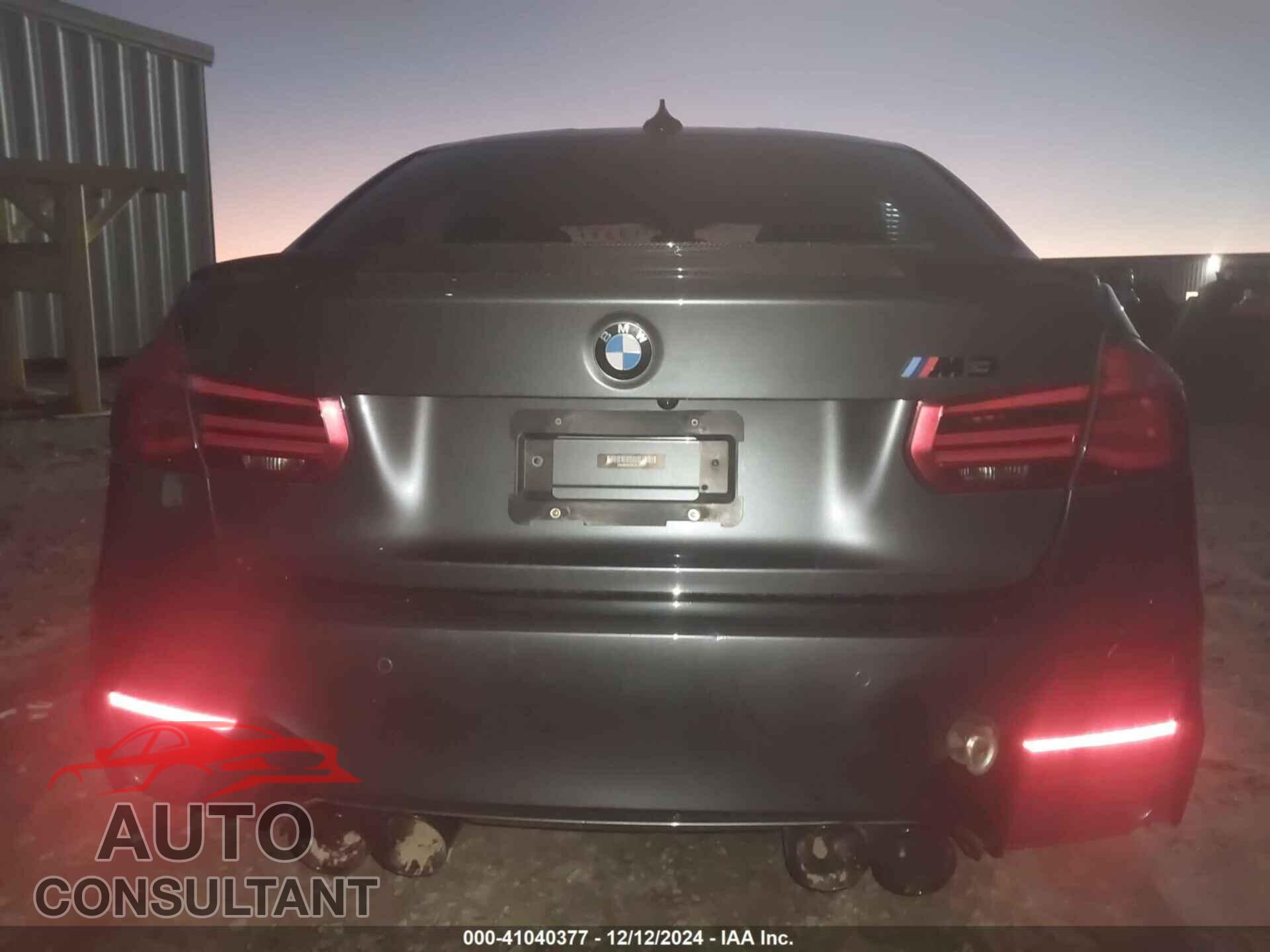BMW M3 2018 - WBS8M9C56J5L71437