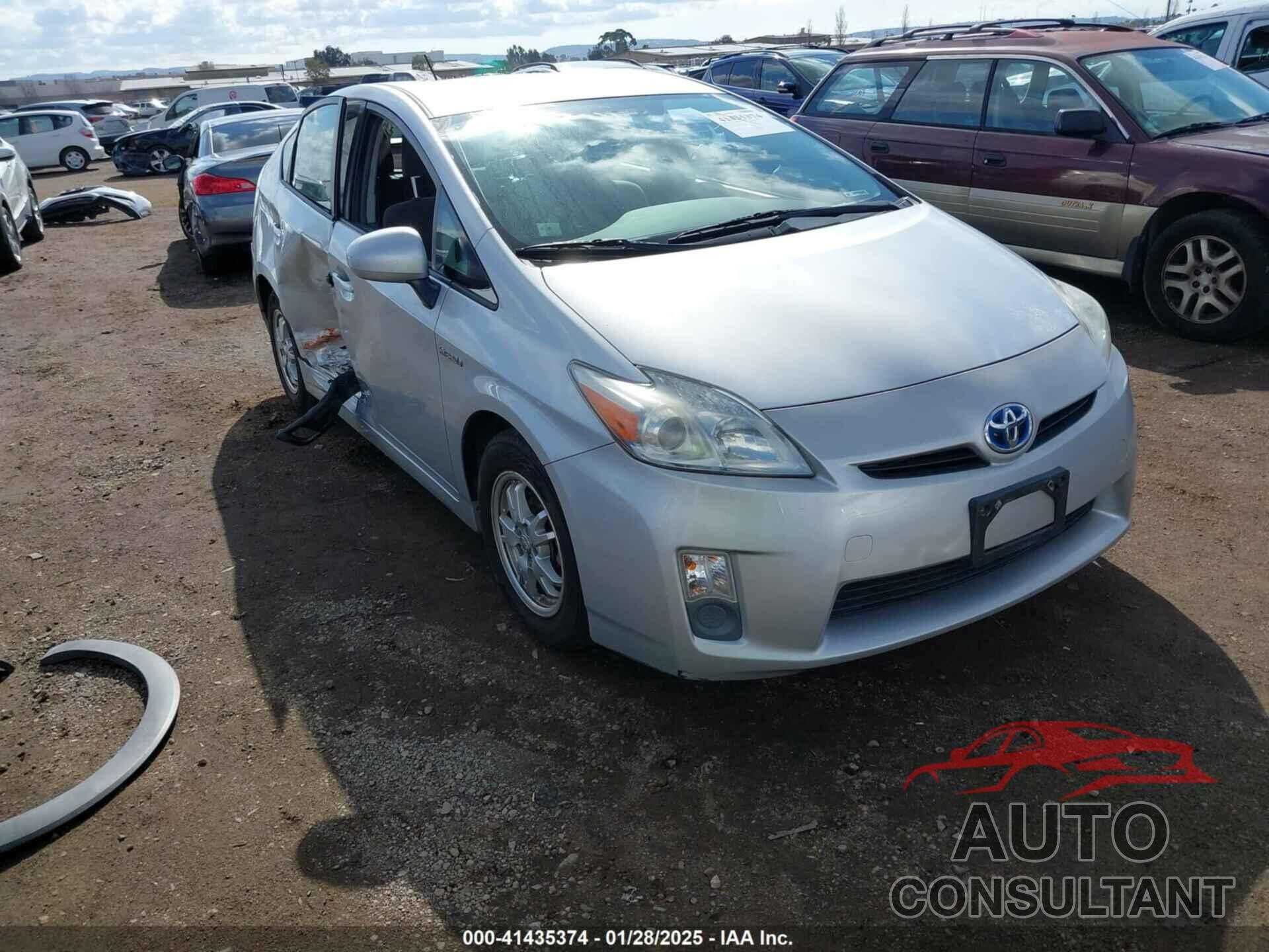 TOYOTA PRIUS 2011 - JTDKN3DU2B0295064