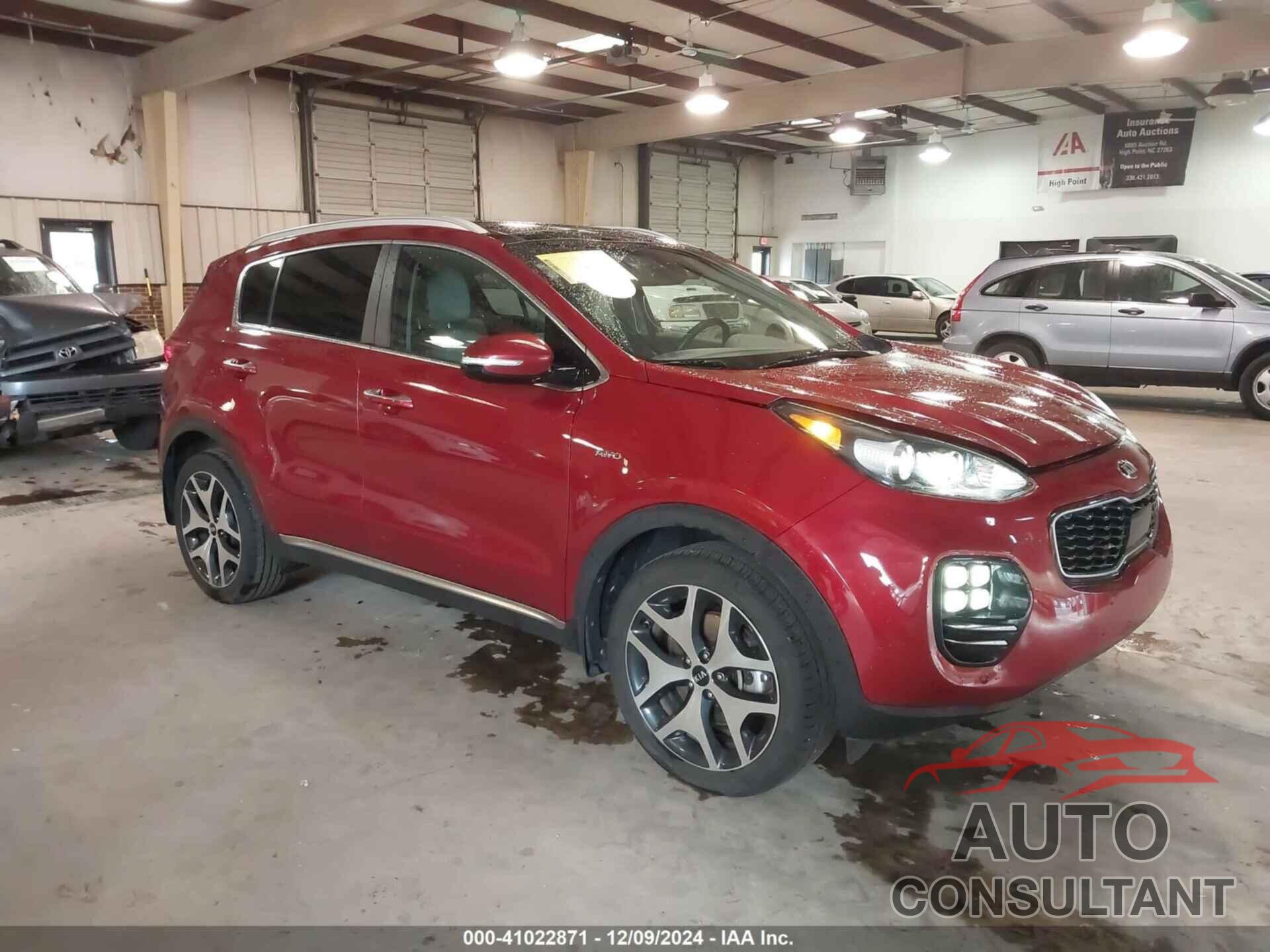 KIA SPORTAGE 2017 - KNDPRCA68H7169257