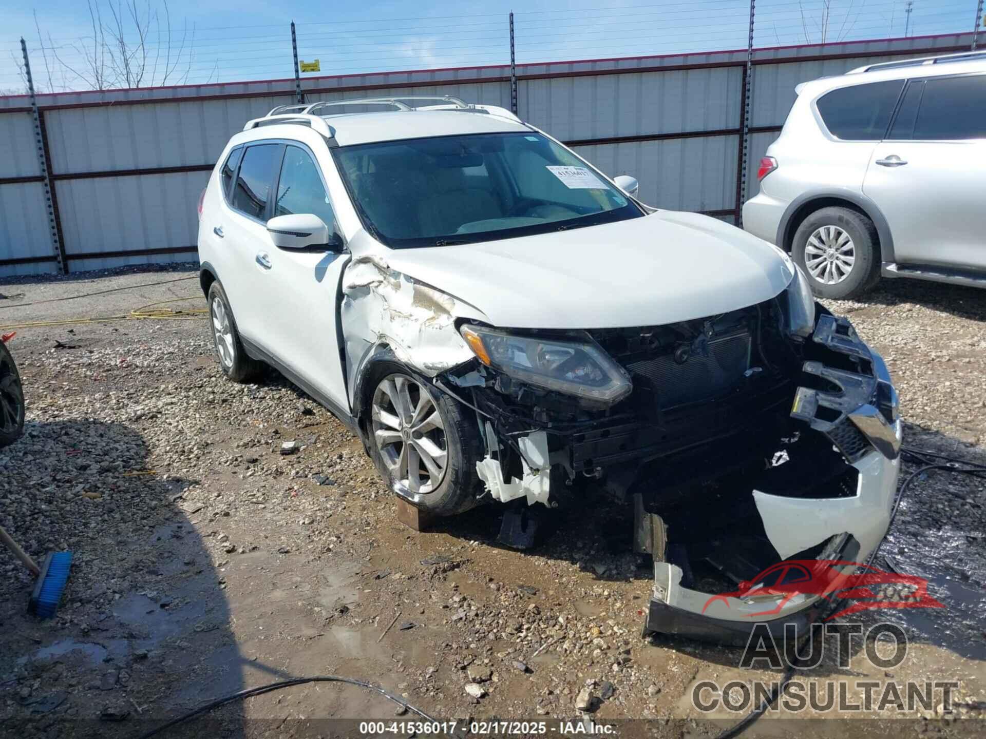 NISSAN ROGUE 2016 - KNMAT2MV6GP648053