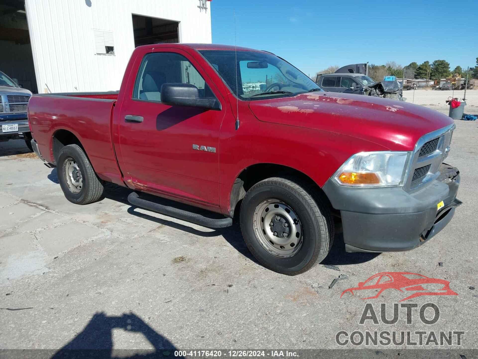 DODGE RAM 1500 2010 - 3D7JB1EK1AG104871