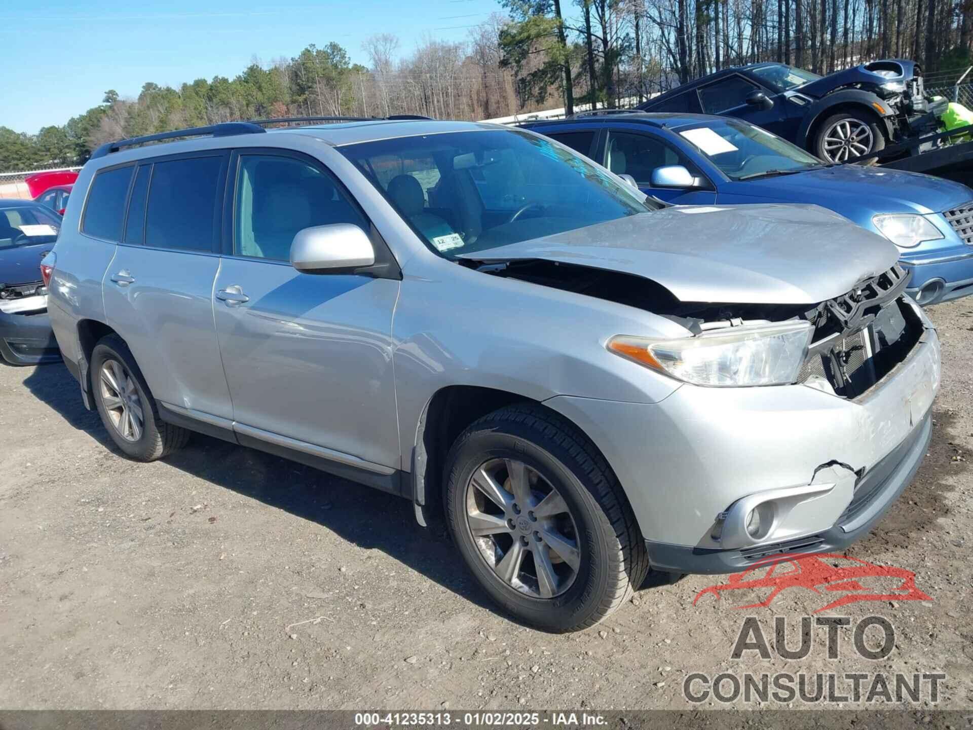 TOYOTA HIGHLANDER 2013 - 5TDBK3EH3DS244991