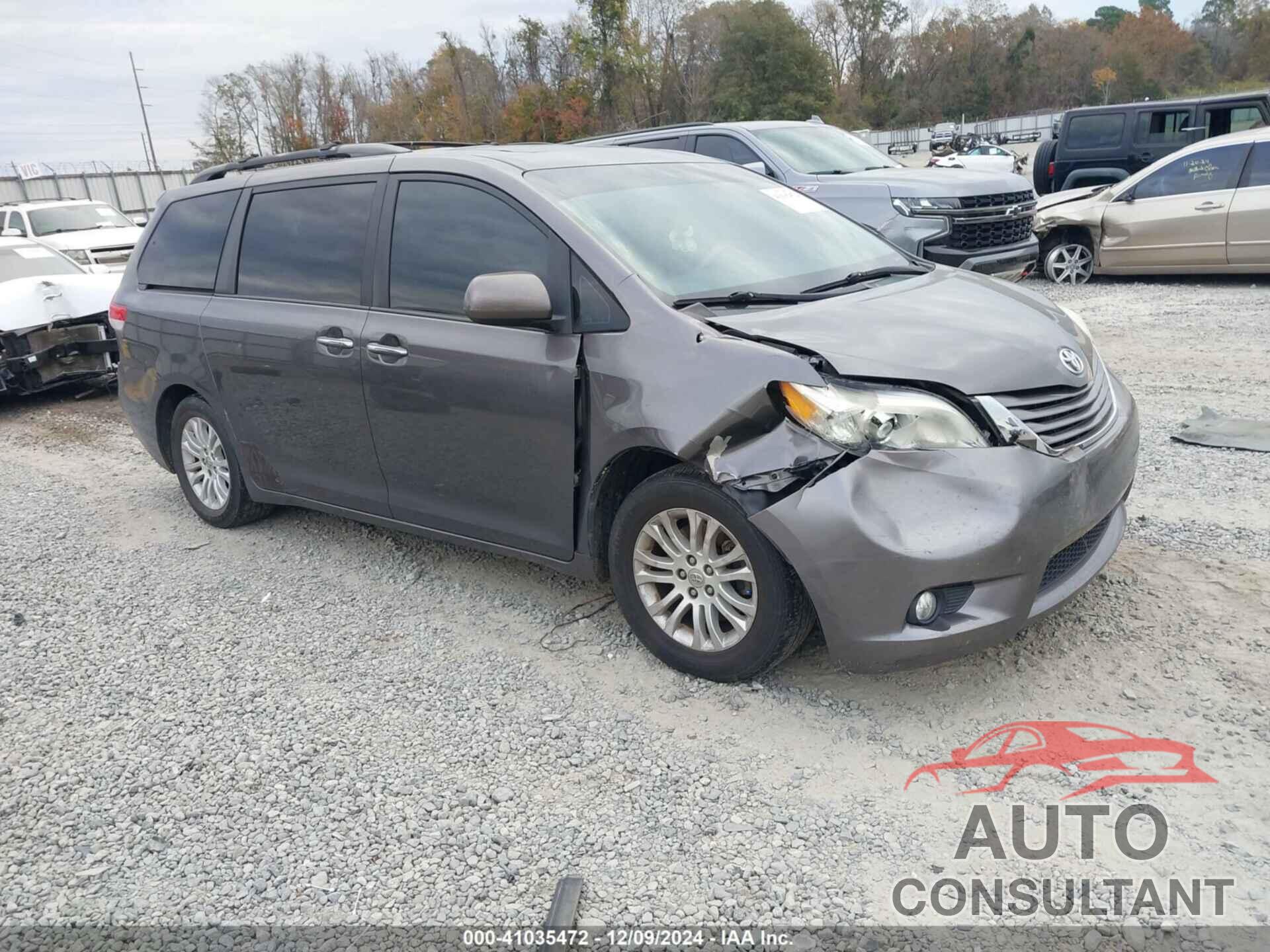 TOYOTA SIENNA 2012 - 5TDYK3DC8CS235329