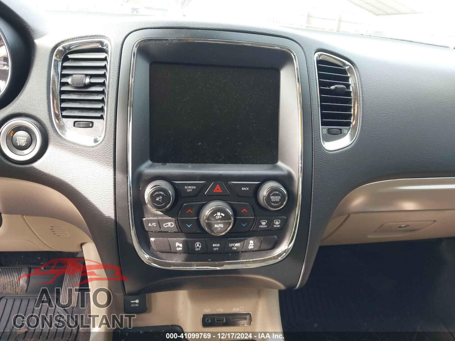 DODGE DURANGO 2017 - 1C4RDHDG0HC859584