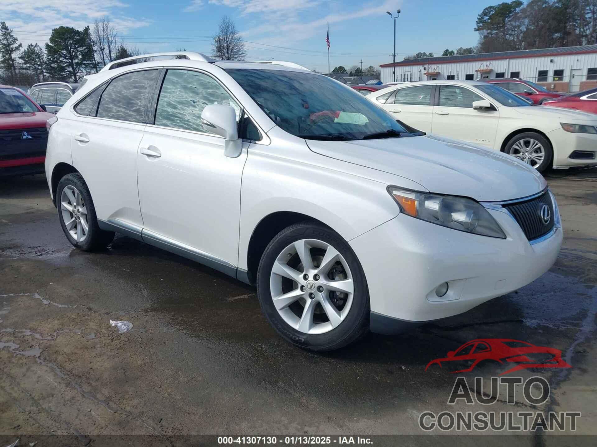 LEXUS RX 350 2010 - 2T2ZK1BA9AC001695